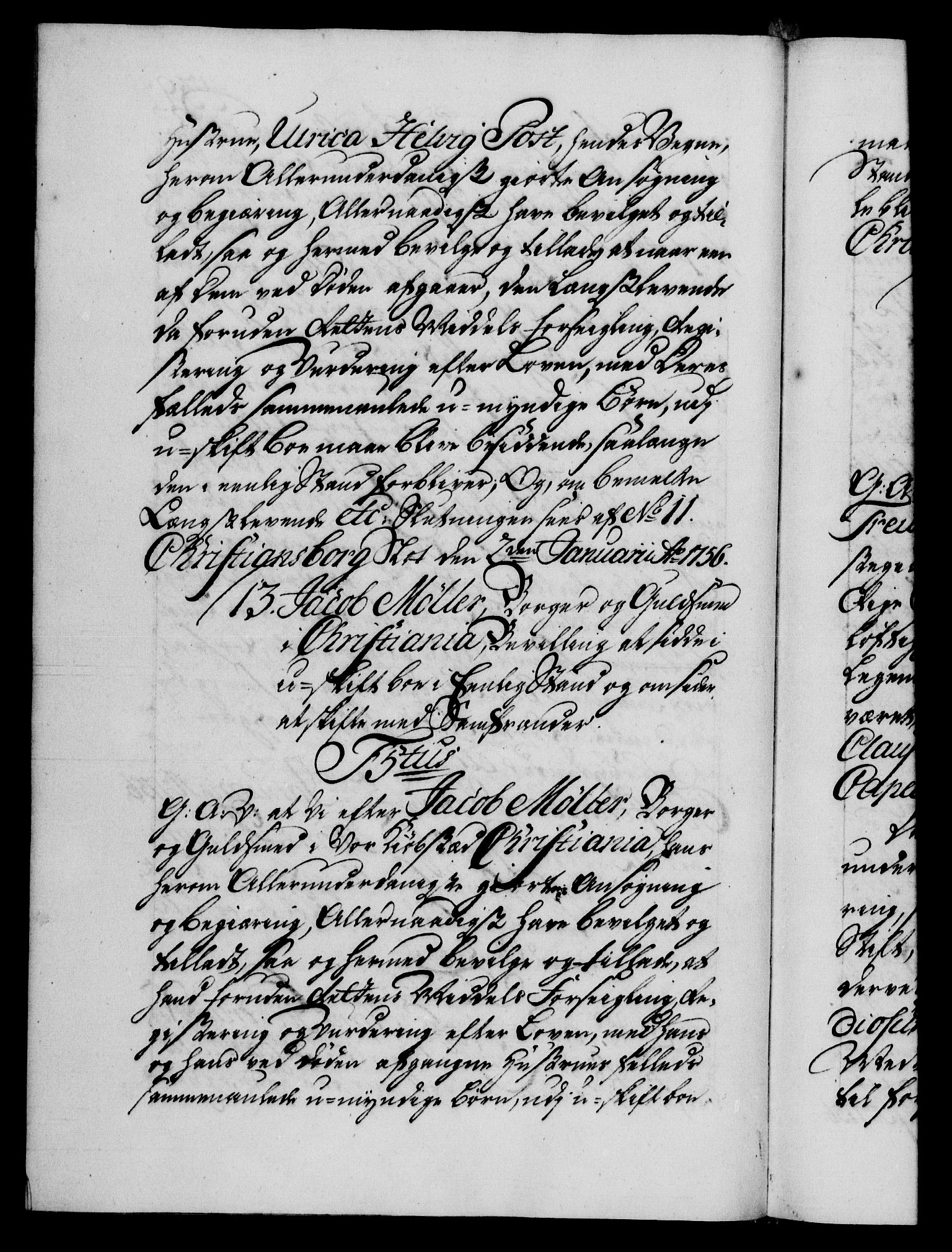 Danske Kanselli 1572-1799, AV/RA-EA-3023/F/Fc/Fca/Fcaa/L0039: Norske registre, 1755-1756, p. 439b