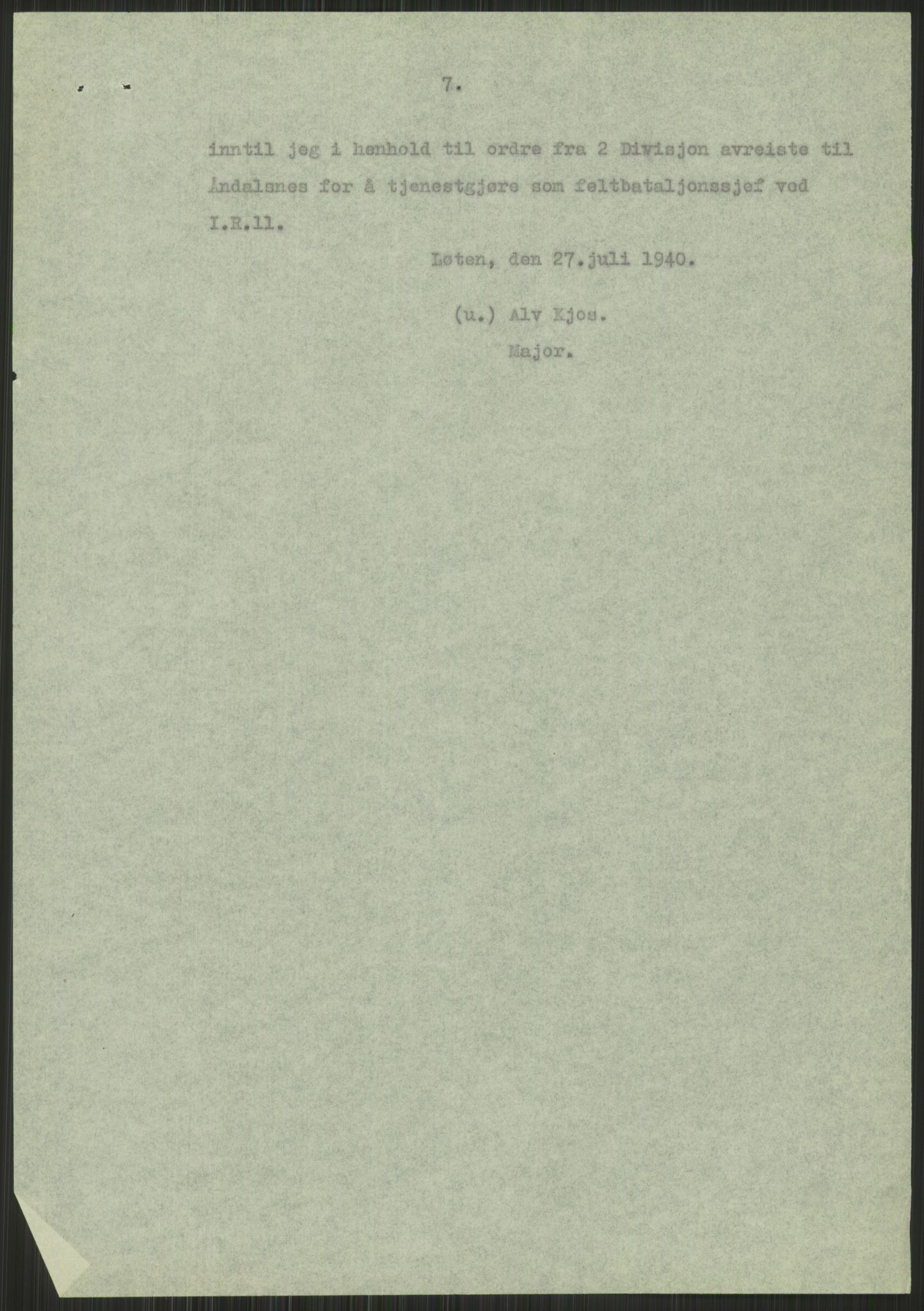 Forsvaret, Forsvarets krigshistoriske avdeling, AV/RA-RAFA-2017/Y/Yb/L0114: II-C-11-513-550  -  5. Divisjon., 1940, p. 175