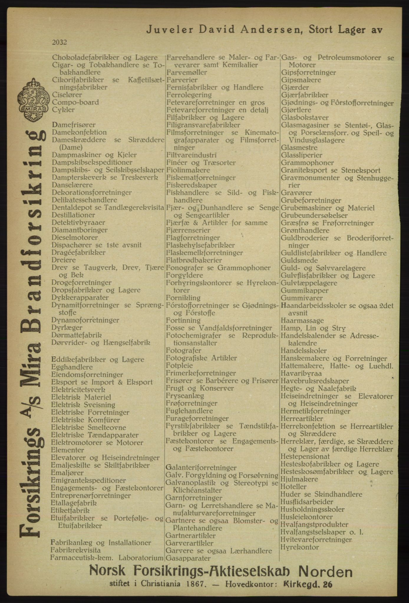 Kristiania/Oslo adressebok, PUBL/-, 1918, p. 2185