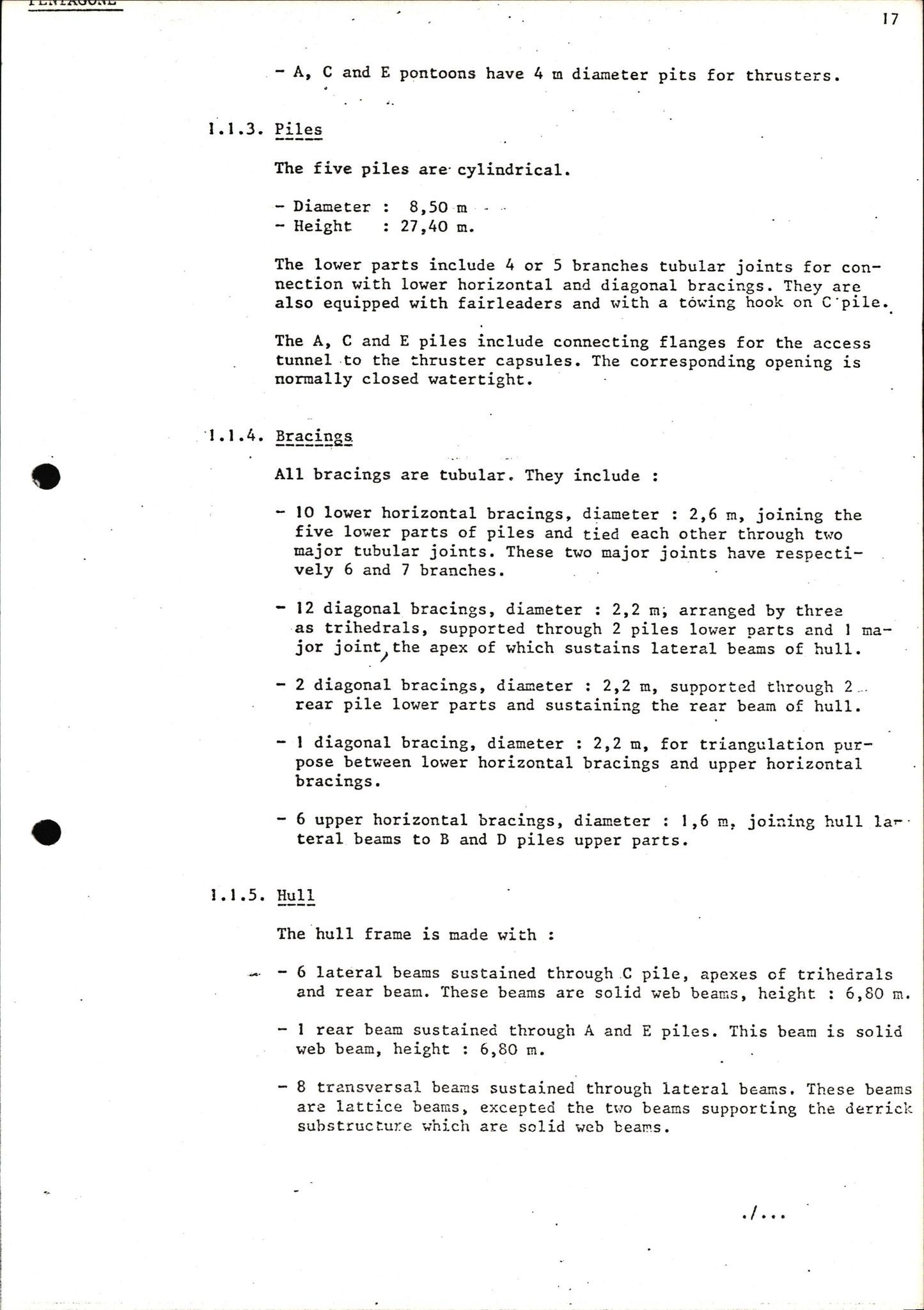 Pa 1503 - Stavanger Drilling AS, AV/SAST-A-101906/2/E/Eb/Ebb/L0001: Alexander L. Kielland plattform - Operation manual, 1976, p. 24