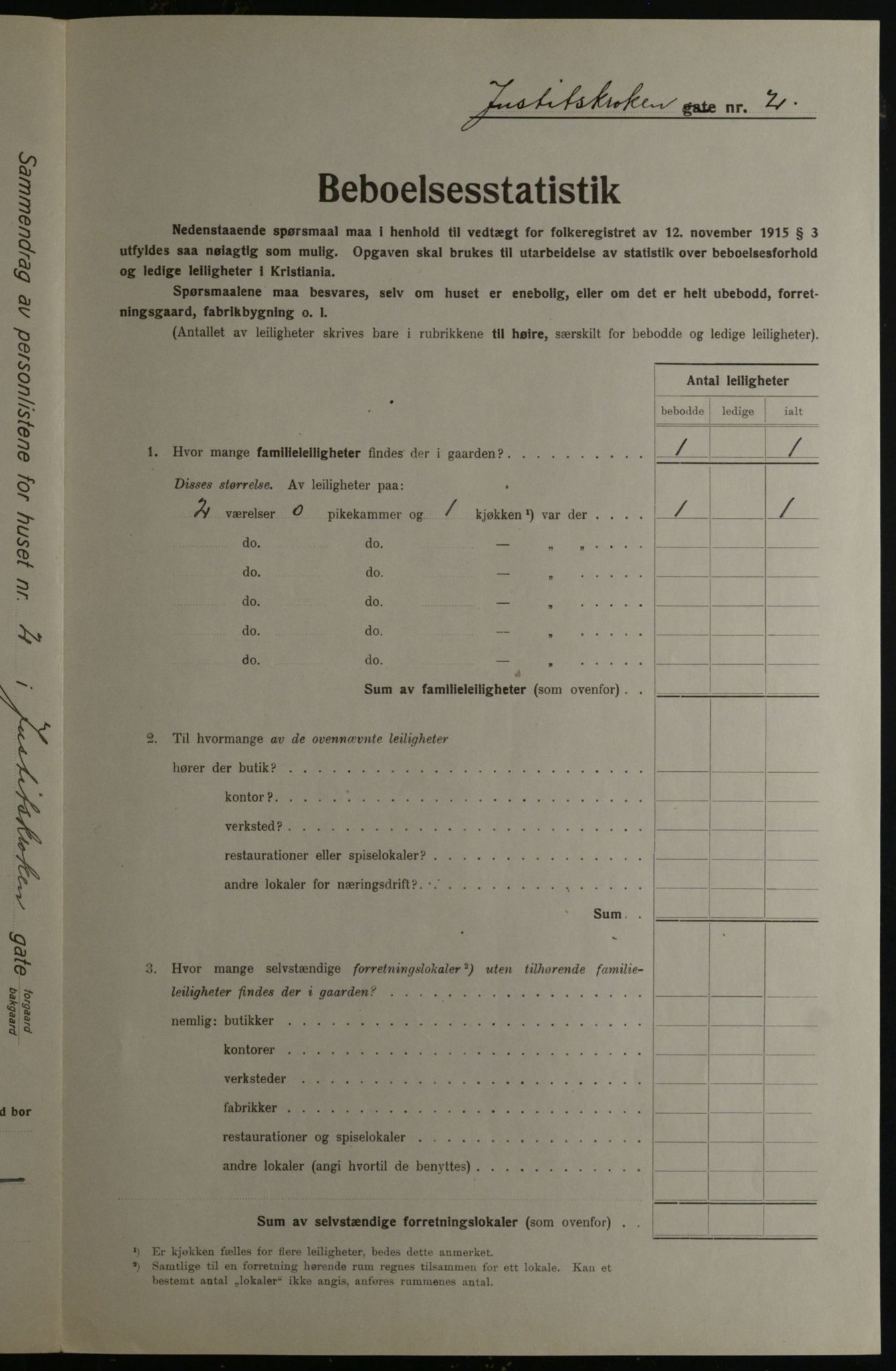 OBA, Municipal Census 1923 for Kristiania, 1923, p. 53542