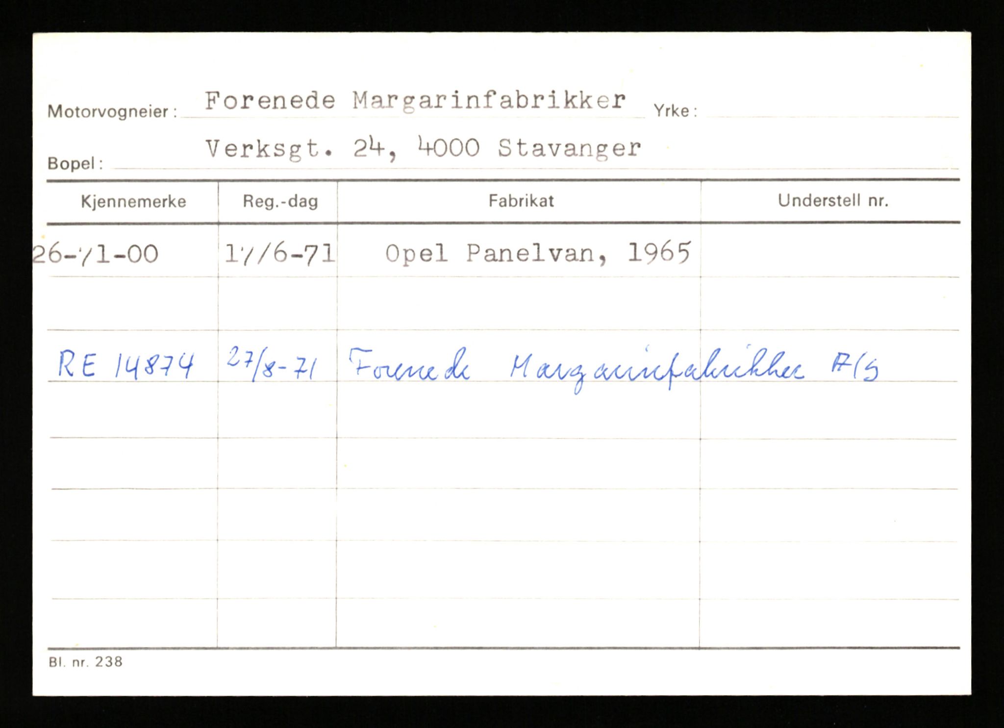 Stavanger trafikkstasjon, AV/SAST-A-101942/0/G/L0011: Registreringsnummer: 240000 - 363477, 1930-1971, p. 845