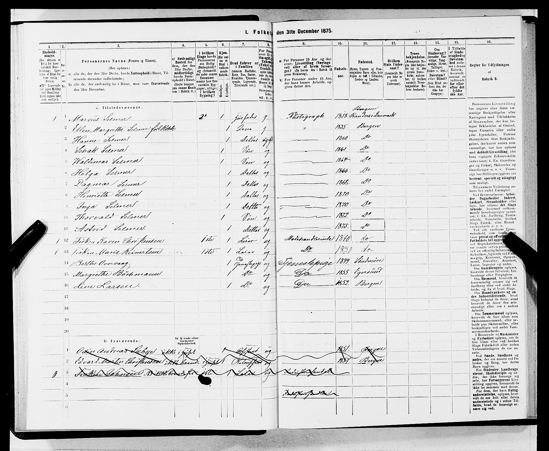 SAB, 1875 census for 1301 Bergen, 1875, p. 2344