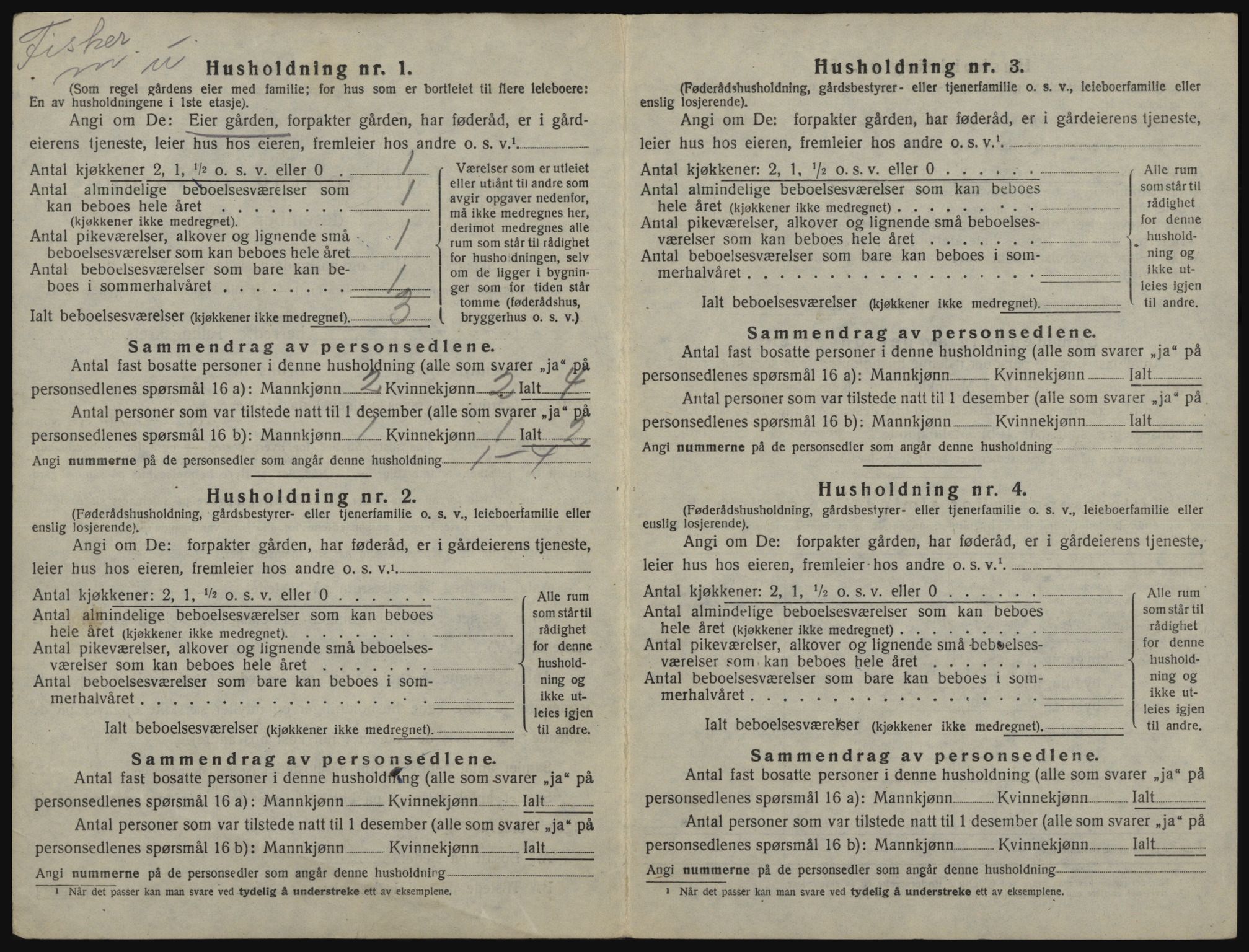 SATØ, 1920 census for Sørfjord, 1920, p. 132