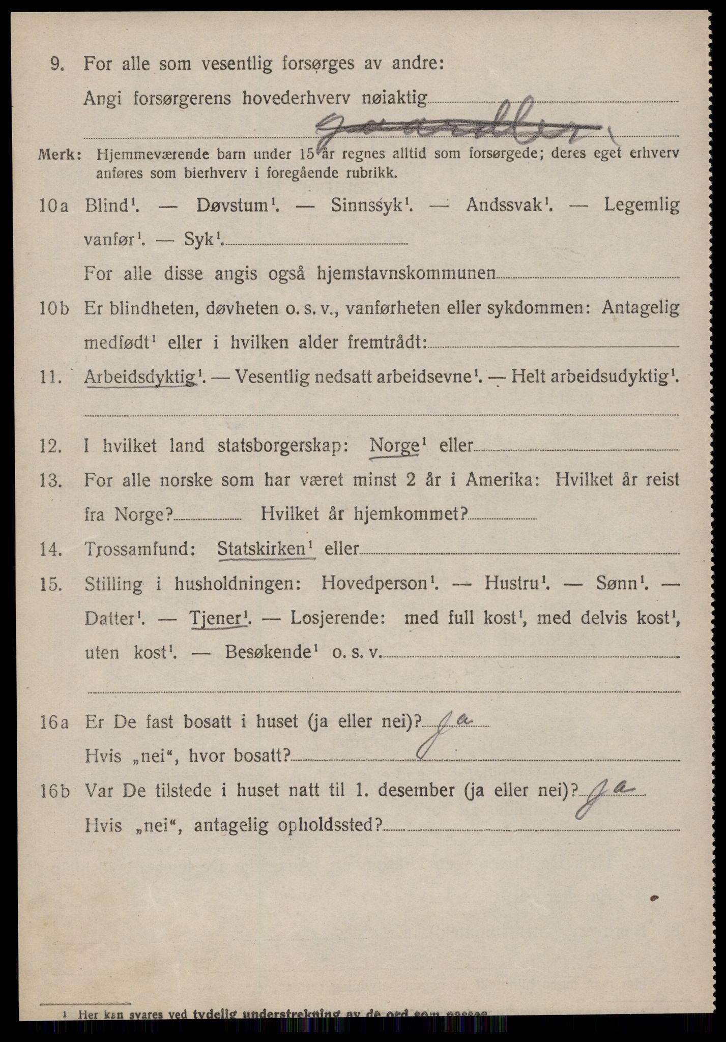 SAT, 1920 census for Stordal, 1920, p. 1633