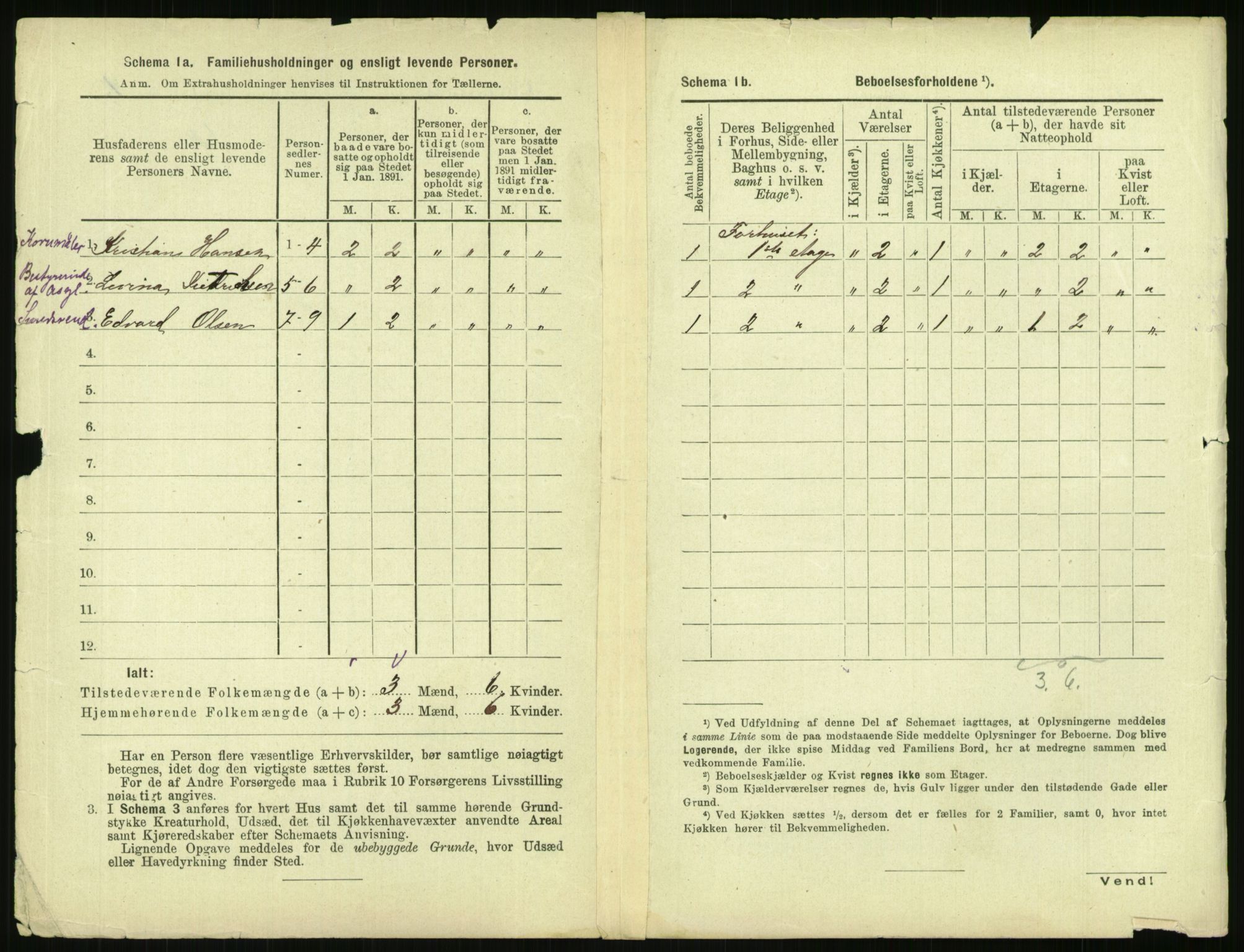 RA, 1891 census for 0301 Kristiania, 1891, p. 99529