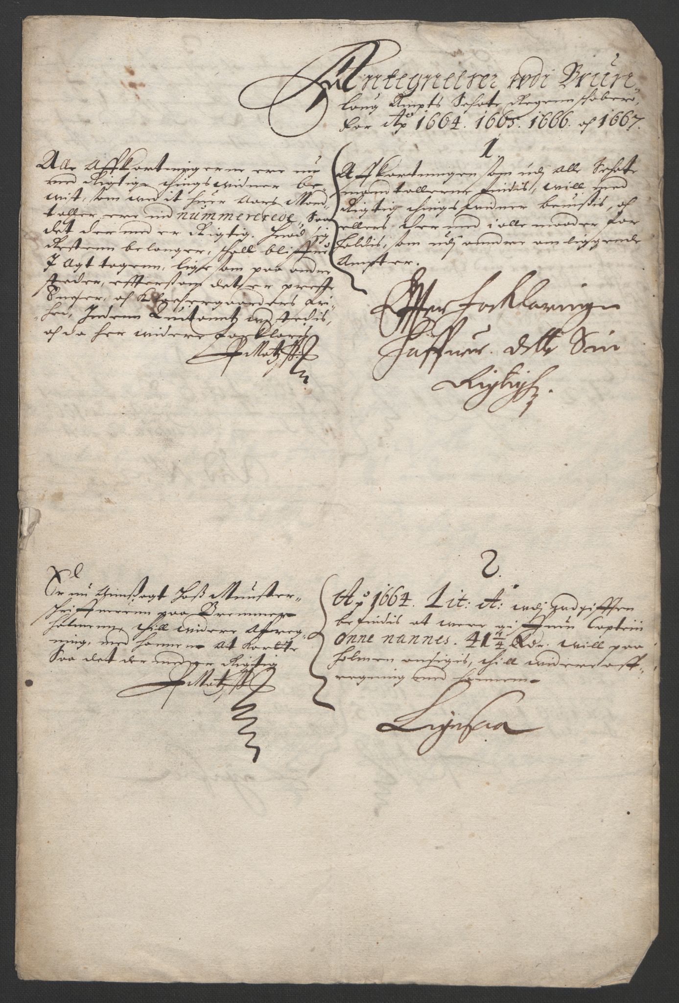 Rentekammeret inntil 1814, Reviderte regnskaper, Fogderegnskap, RA/EA-4092/R33/L1964: Fogderegnskap Larvik grevskap, 1665-1668, p. 100