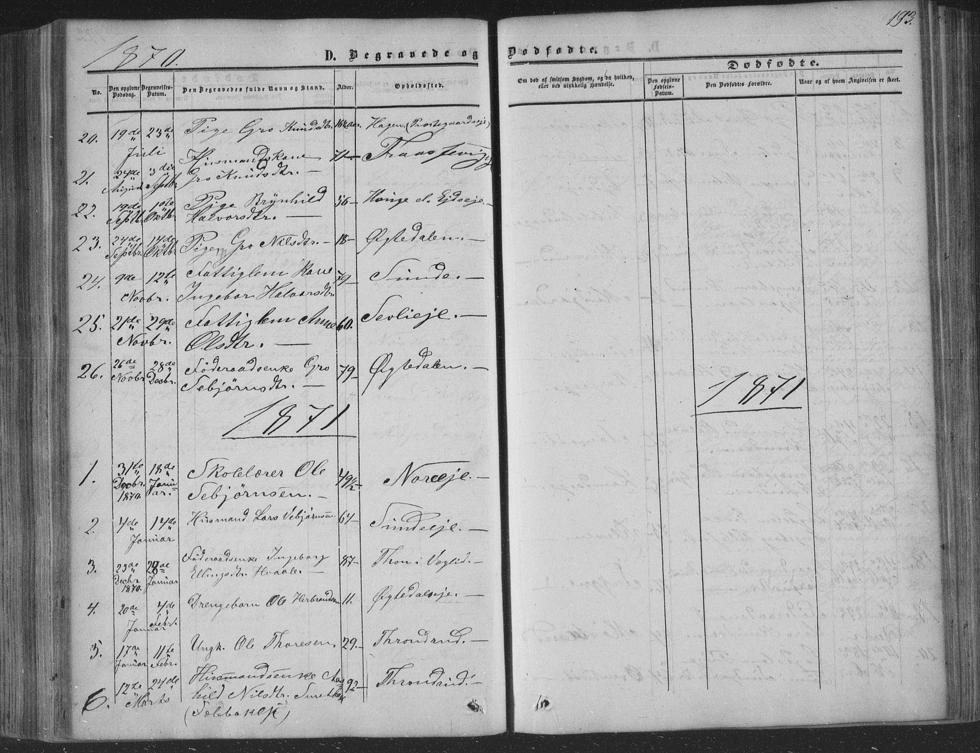 Nore kirkebøker, SAKO/A-238/F/Fa/L0002: Parish register (official) no. I 2, 1856-1871, p. 193