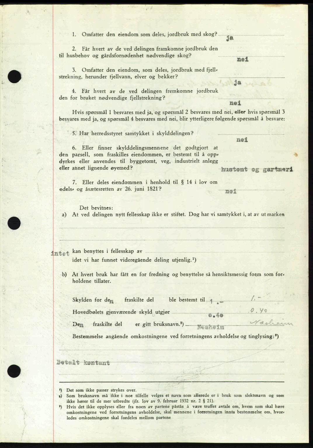 Nedenes sorenskriveri, SAK/1221-0006/G/Gb/Gba/L0059: Mortgage book no. A11, 1948-1948, Diary no: : 1368/1948