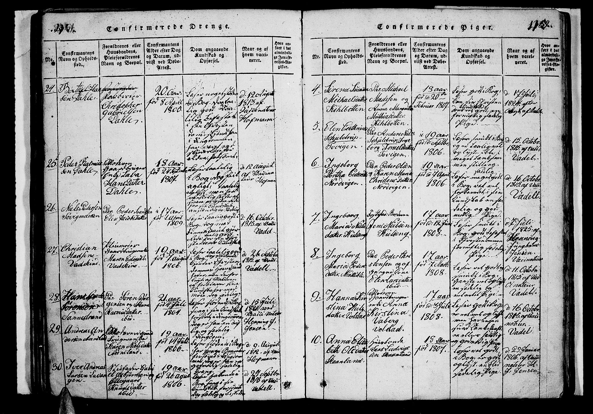 Trondenes sokneprestkontor, AV/SATØ-S-1319/H/Hb/L0003klokker: Parish register (copy) no. 3, 1820-1834, p. 481-482