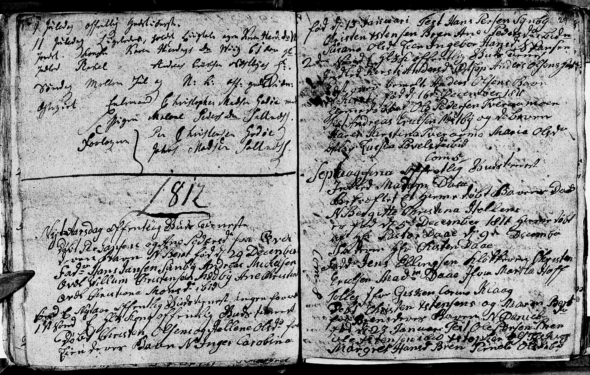 Ministerialprotokoller, klokkerbøker og fødselsregistre - Nordland, AV/SAT-A-1459/847/L0675: Parish register (copy) no. 847C03, 1808-1820, p. 29