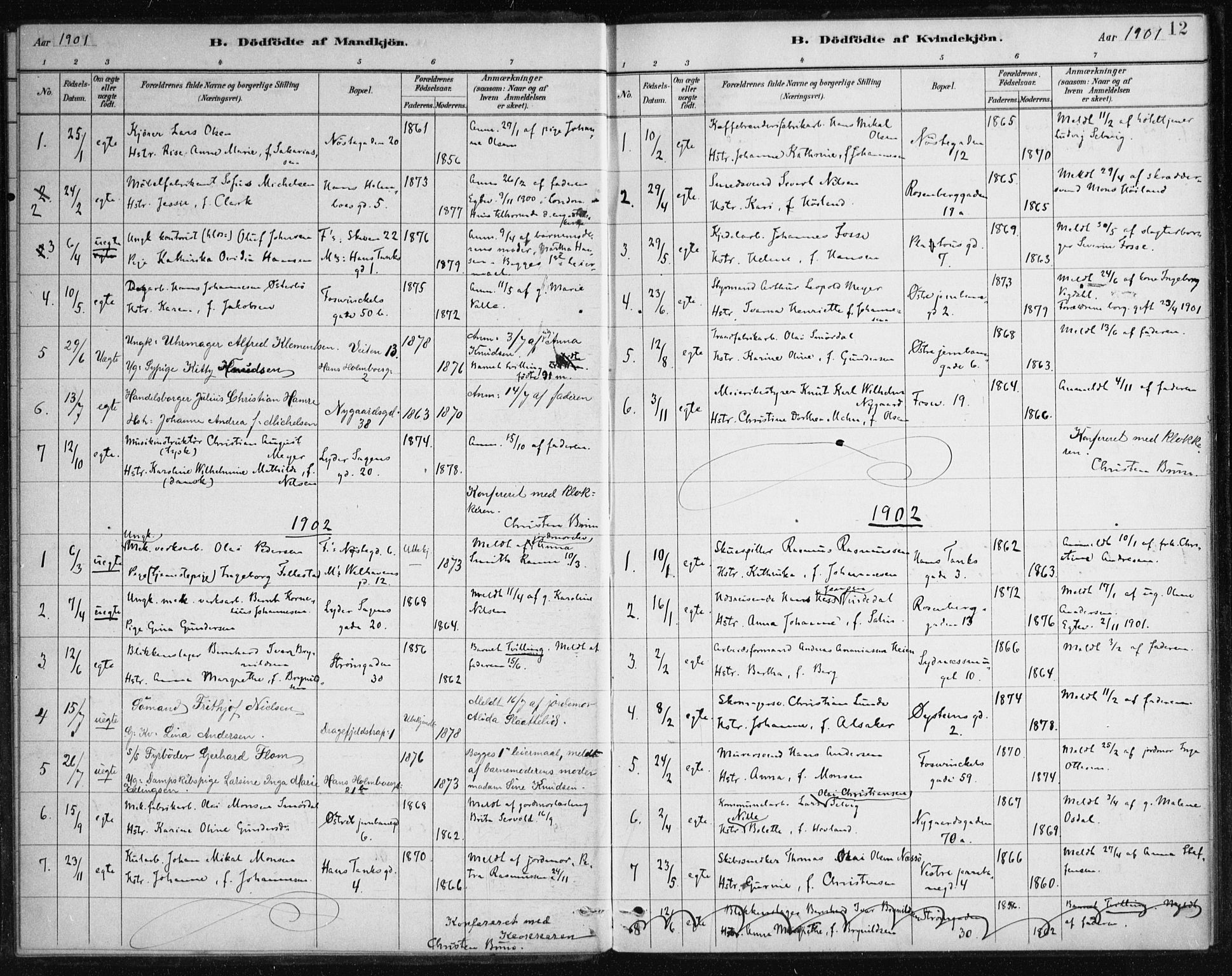 Johanneskirken sokneprestembete, SAB/A-76001/H/Haa/L0007: Parish register (official) no. B 1, 1885-1915, p. 12