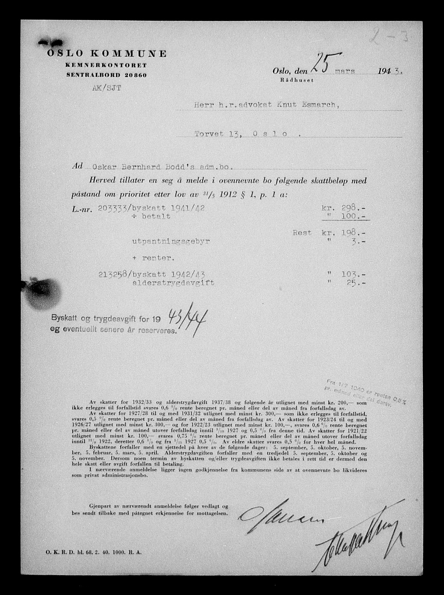 Justisdepartementet, Tilbakeføringskontoret for inndratte formuer, AV/RA-S-1564/H/Hc/Hcc/L0927: --, 1945-1947, p. 114