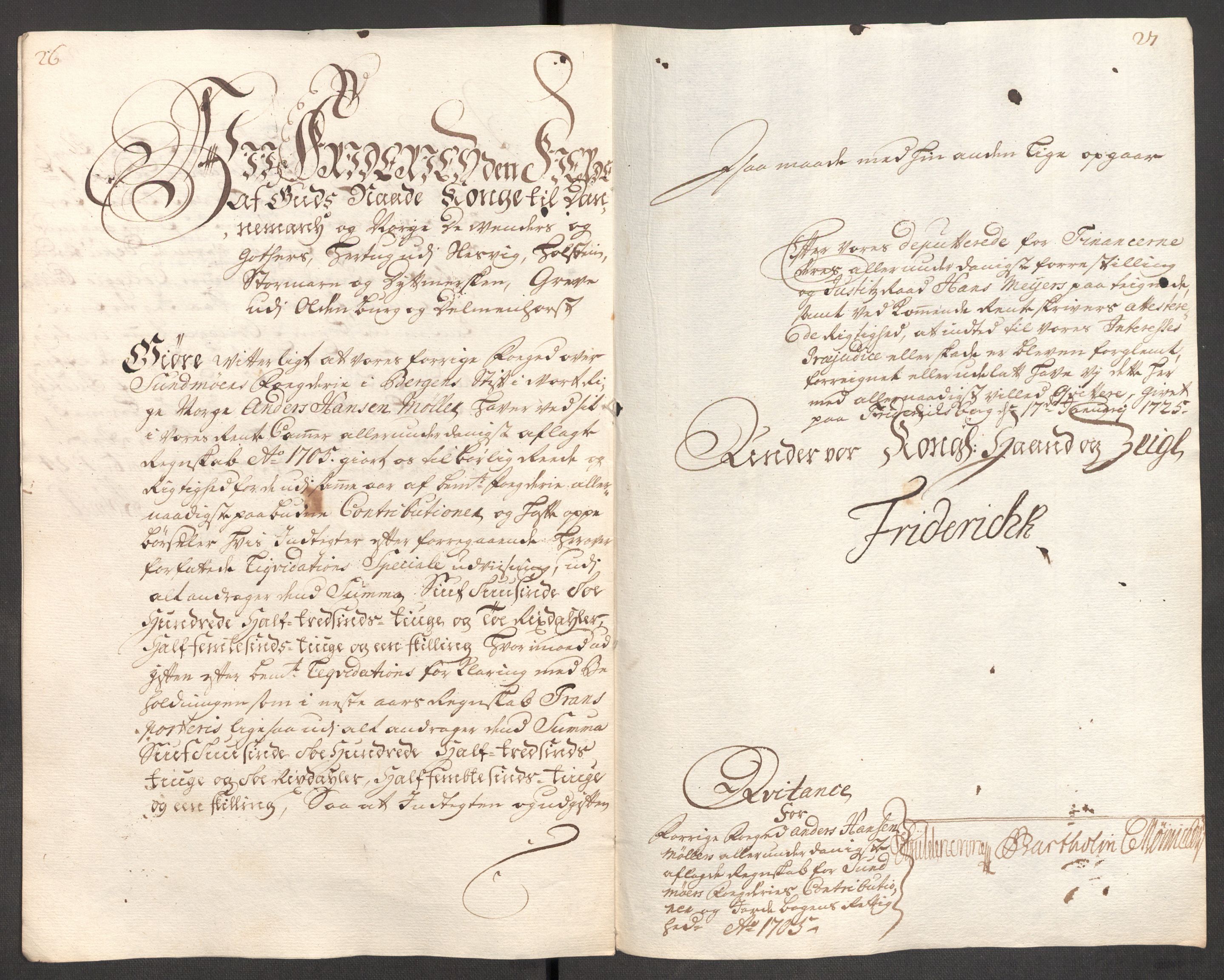 Rentekammeret inntil 1814, Reviderte regnskaper, Fogderegnskap, RA/EA-4092/R54/L3560: Fogderegnskap Sunnmøre, 1704-1705, p. 281
