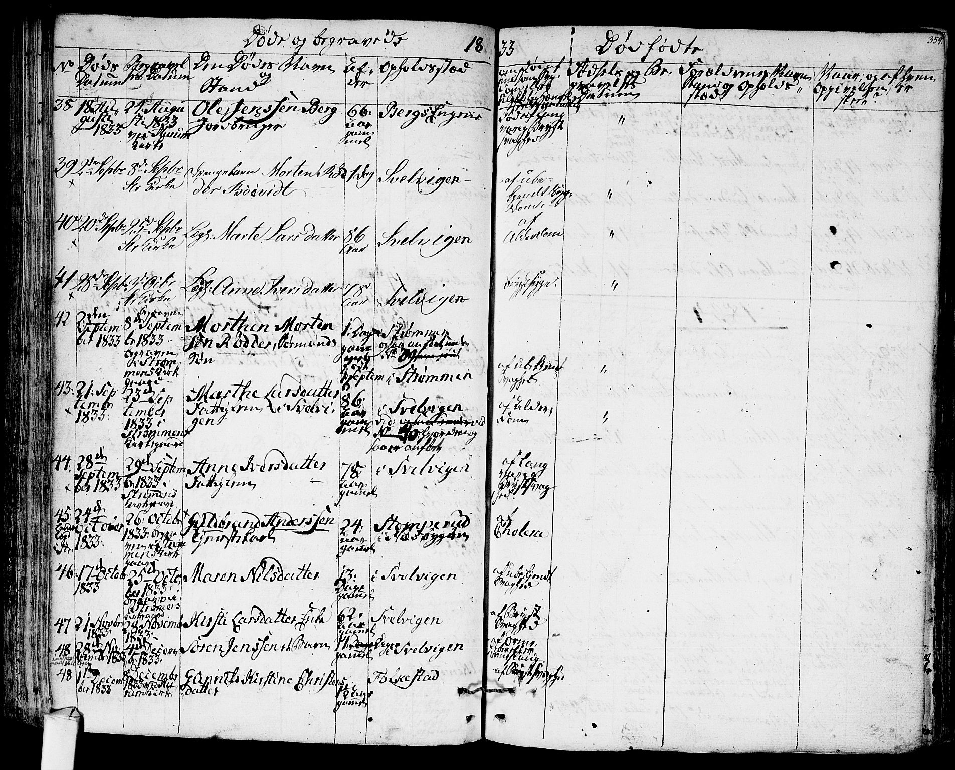 Hurum kirkebøker, AV/SAKO-A-229/F/Fa/L0010: Parish register (official) no. 10, 1827-1846, p. 359