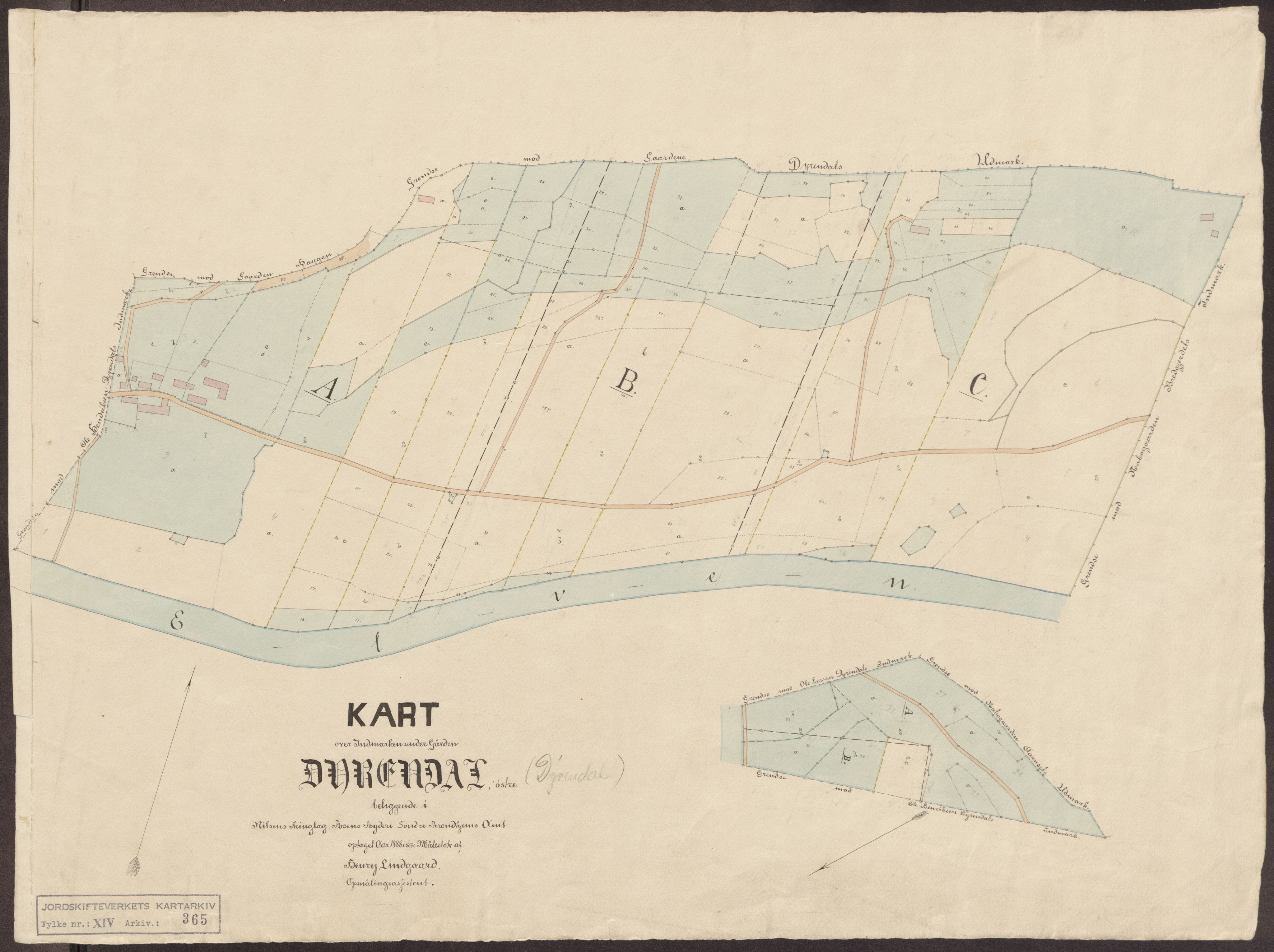 Jordskifteverkets kartarkiv, AV/RA-S-3929/T, 1859-1988, p. 508