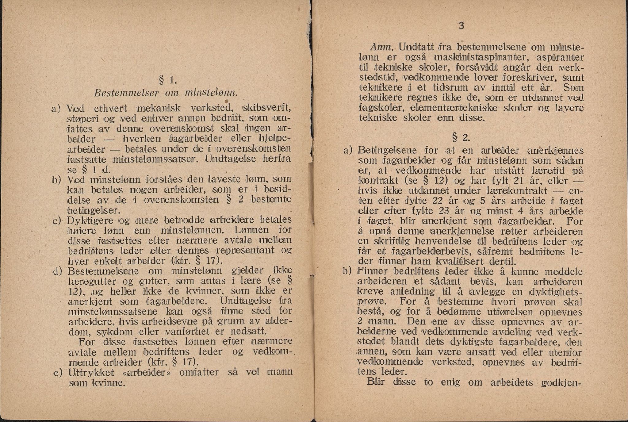 Norsk jern- og metallarbeiderforbund, AAB/ARK-1659/O/L0001/0010: Verkstedsoverenskomsten / Verkstedsoverenskomsten, 1925