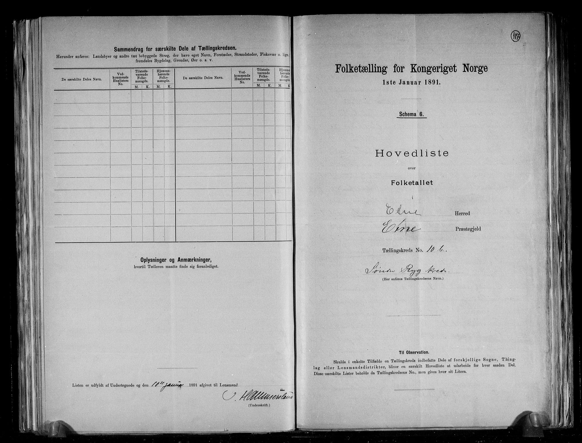 RA, 1891 census for 1211 Etne, 1891, p. 30