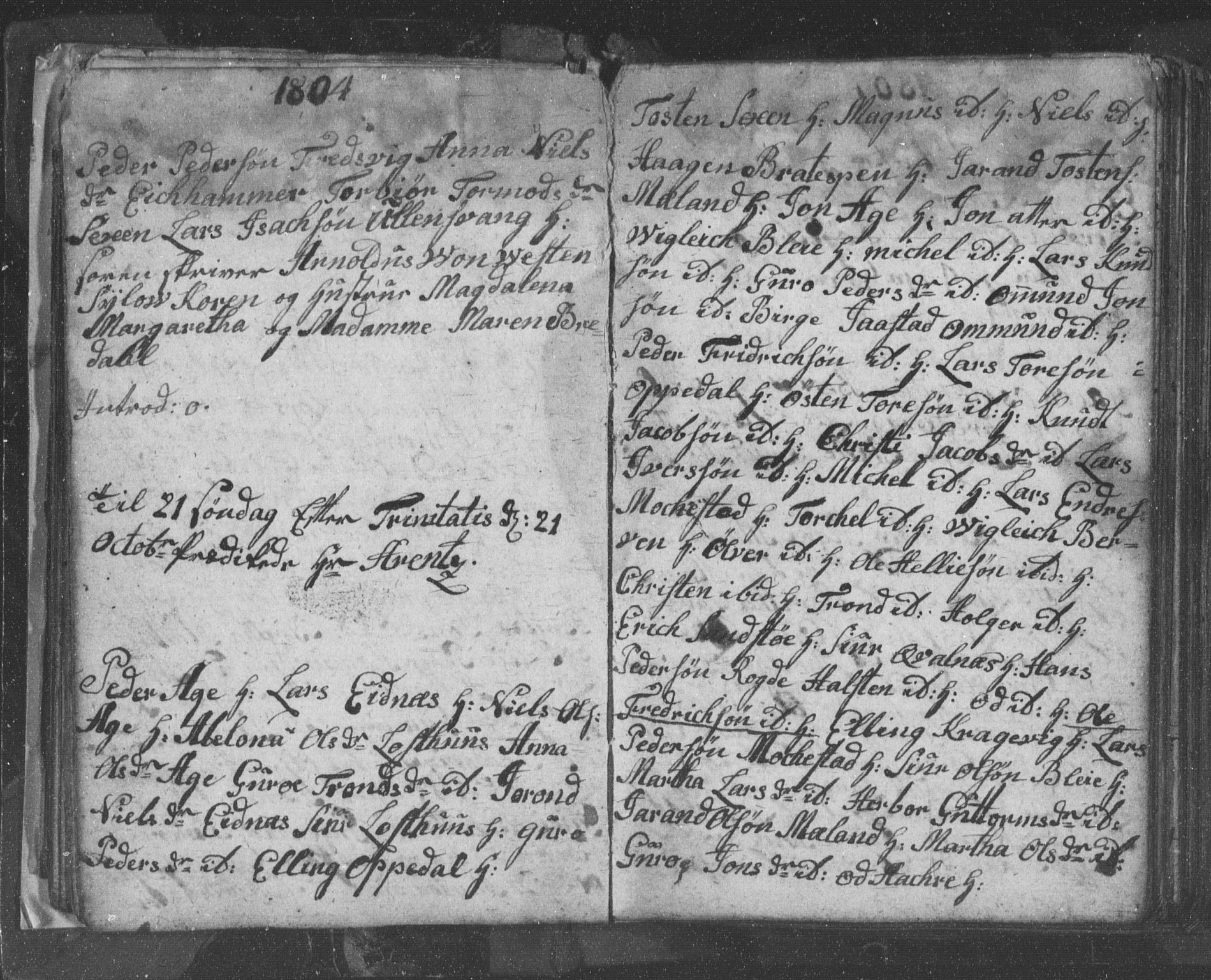 Ullensvang sokneprestembete, SAB/A-78701/H/Hab: Parish register (copy) no. B 8, 1804-1811