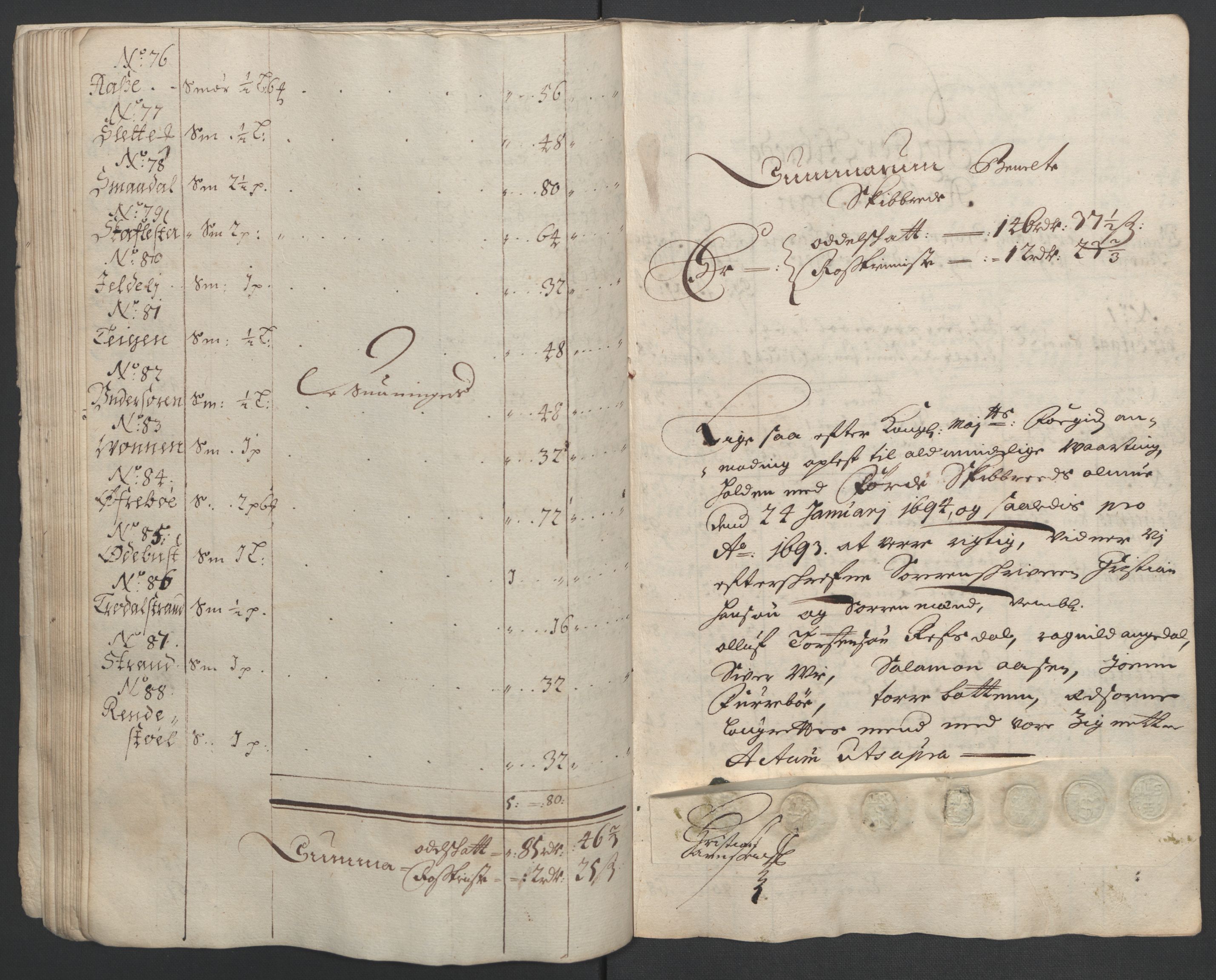 Rentekammeret inntil 1814, Reviderte regnskaper, Fogderegnskap, AV/RA-EA-4092/R53/L3421: Fogderegnskap Sunn- og Nordfjord, 1693-1694, p. 34