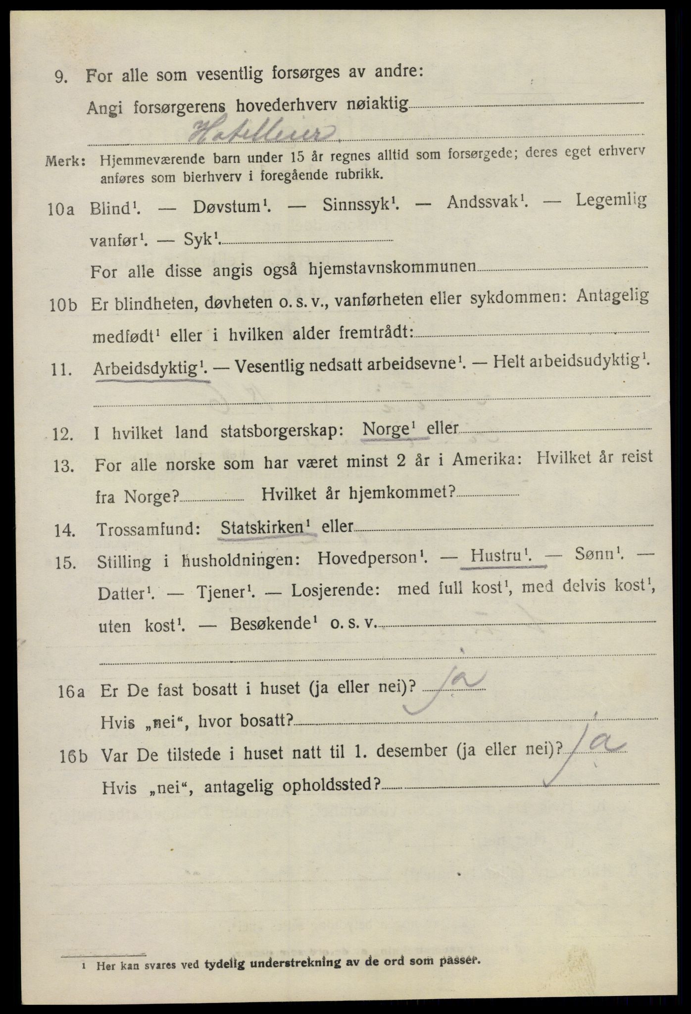 SAO, 1920 census for Eidsvoll, 1920, p. 12814