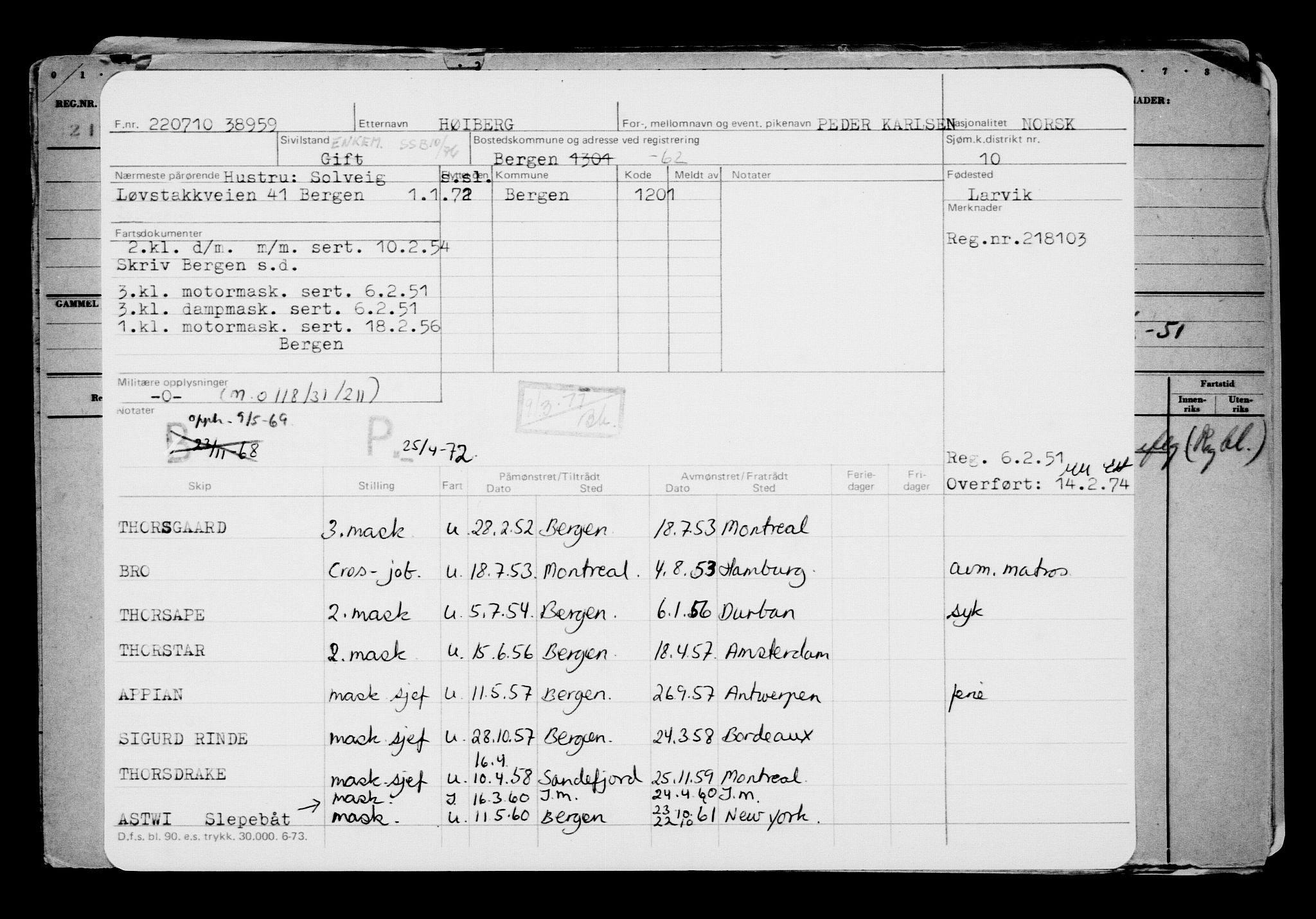 Direktoratet for sjømenn, AV/RA-S-3545/G/Gb/L0090: Hovedkort, 1910, p. 834