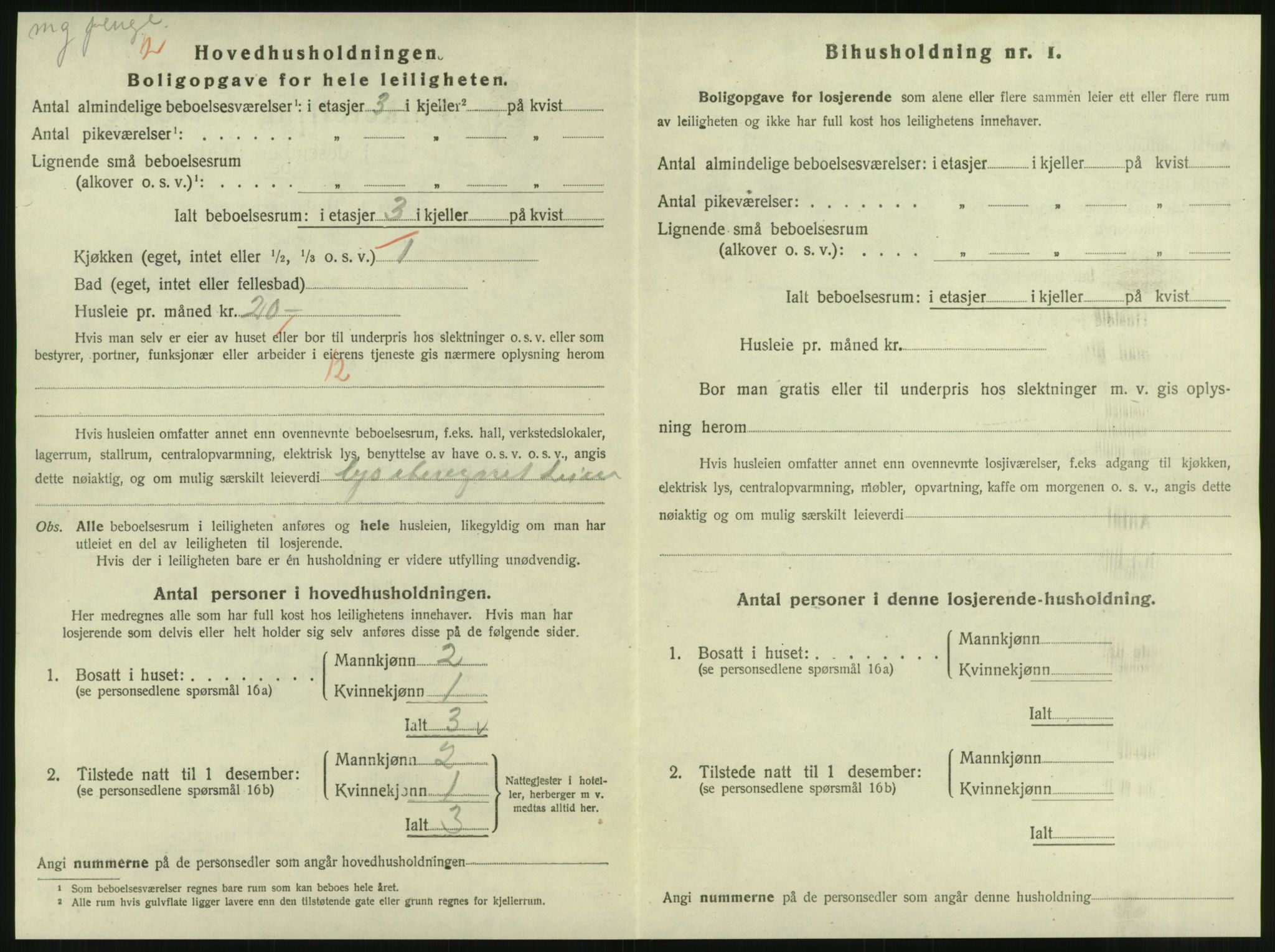 SAT, 1920 census for Steinkjer, 1920, p. 1361