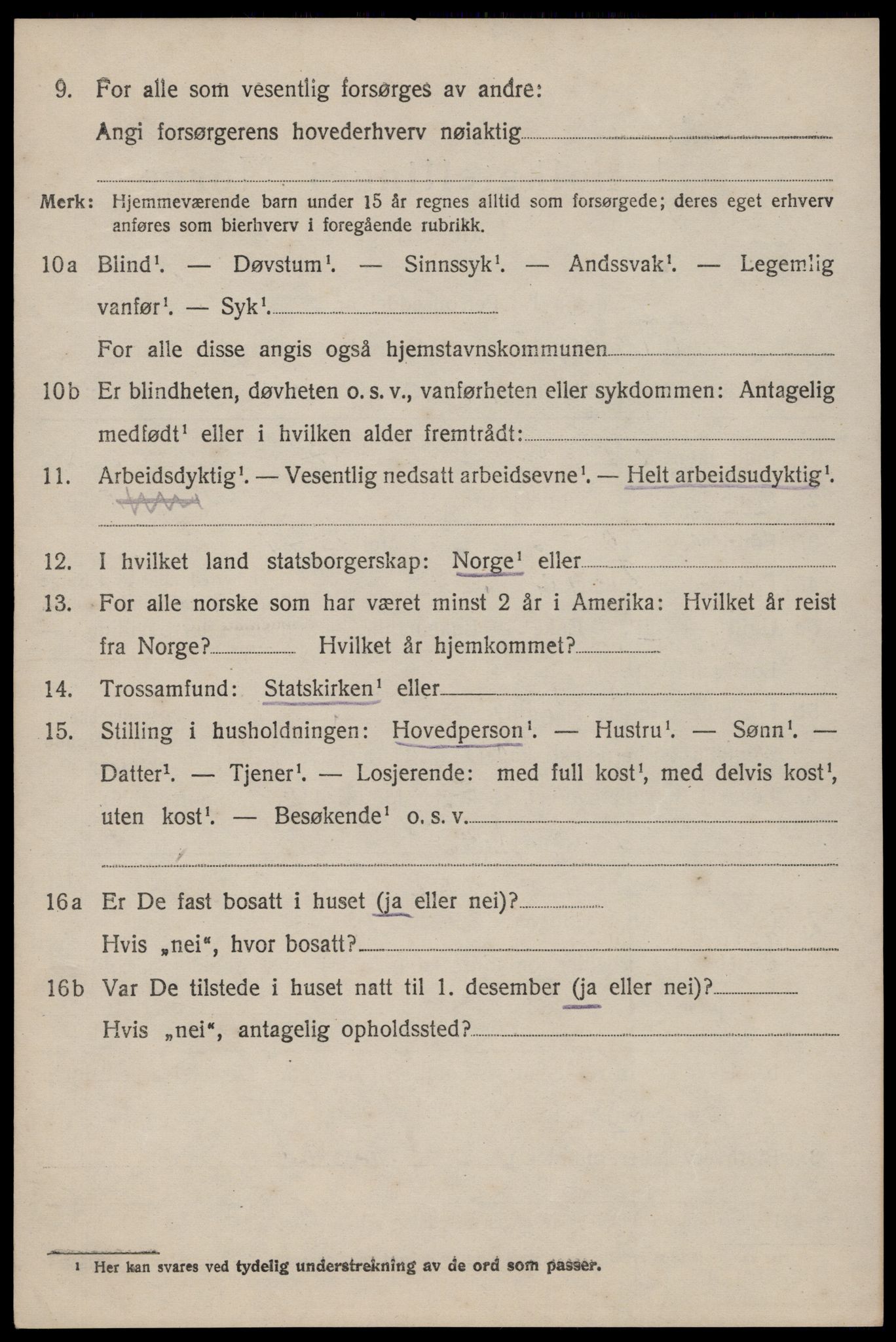 SAST, 1920 census for Varhaug, 1920, p. 4130