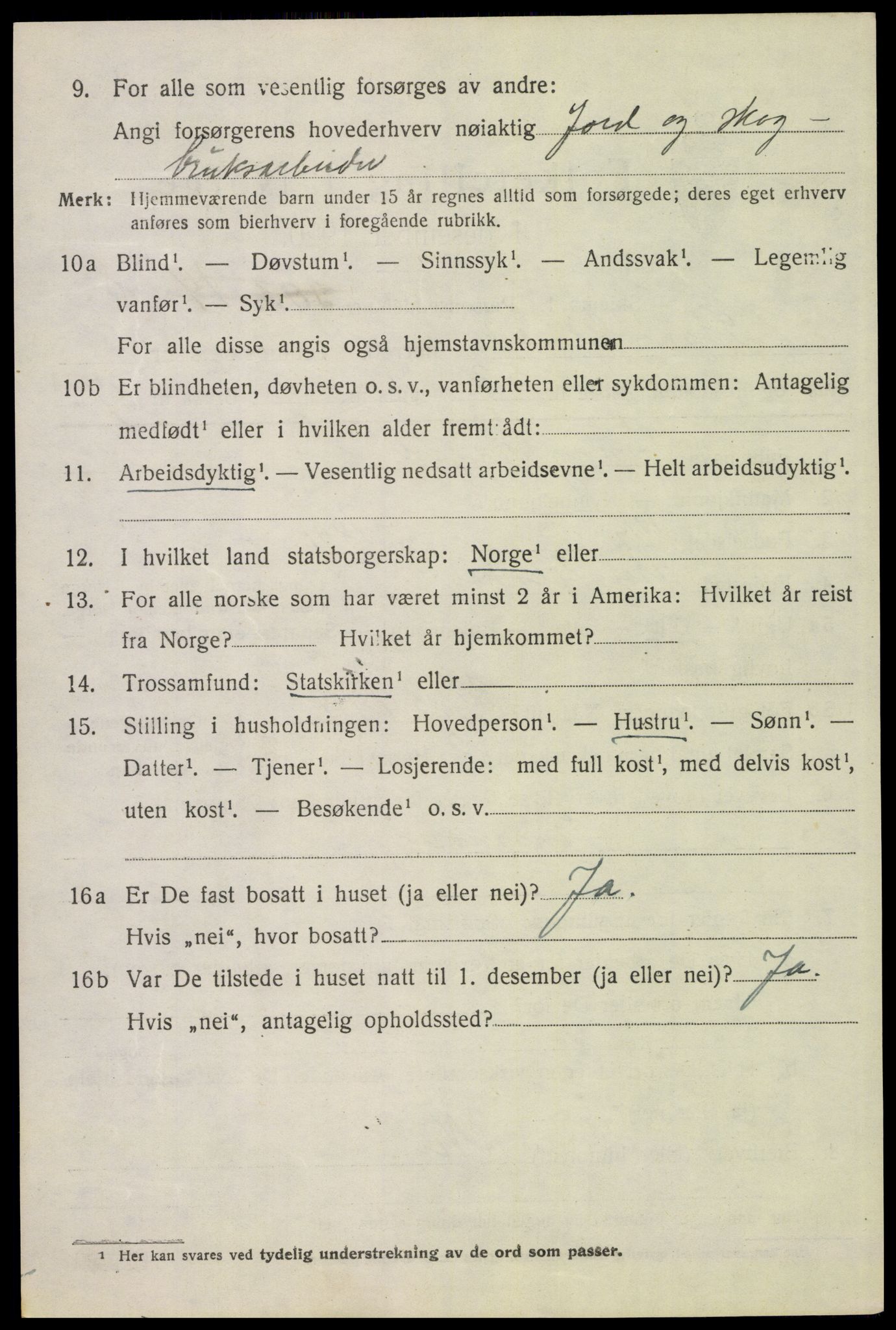 SAH, 1920 census for Stor-Elvdal, 1920, p. 3389