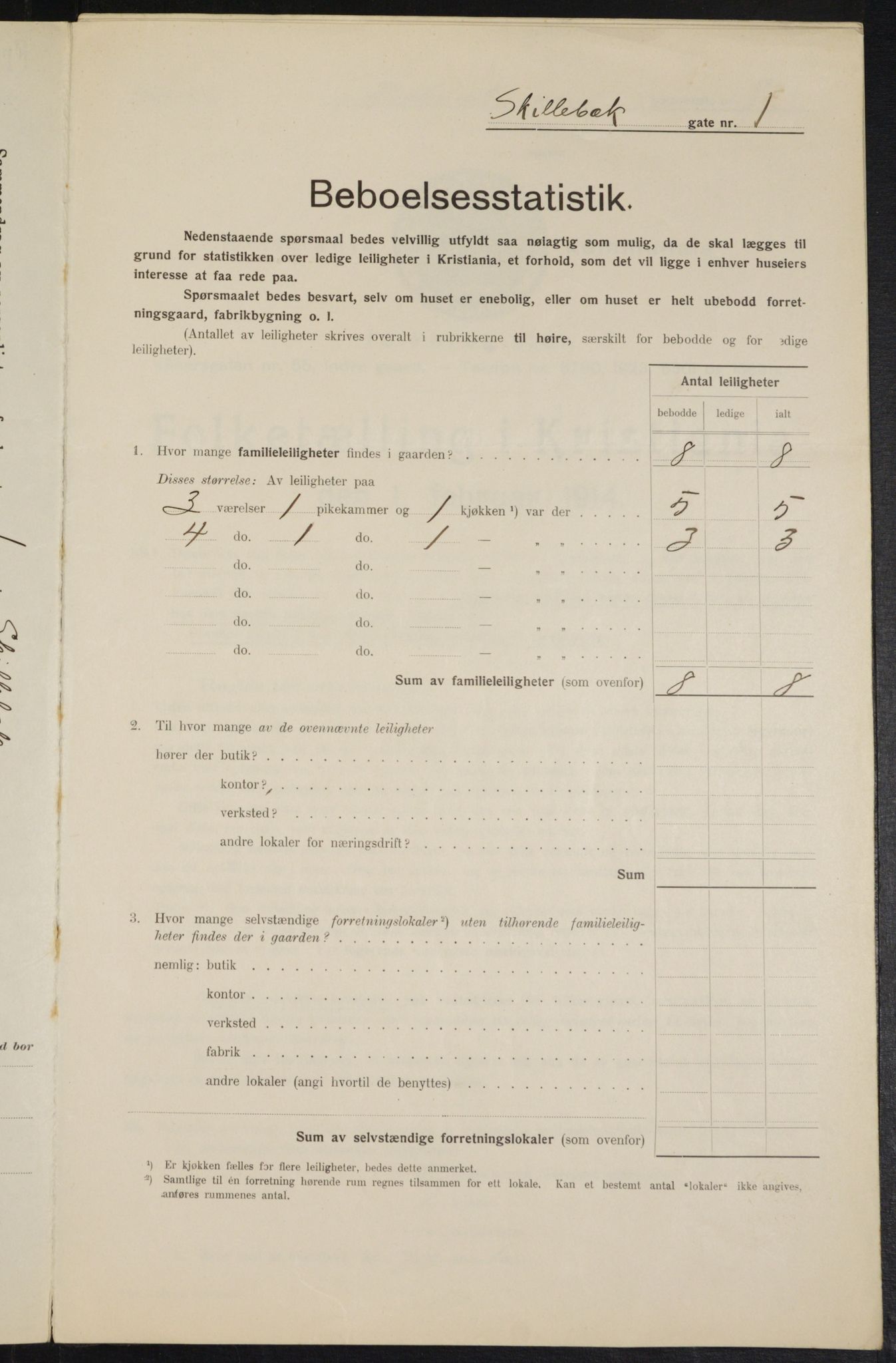 OBA, Municipal Census 1914 for Kristiania, 1914, p. 95314