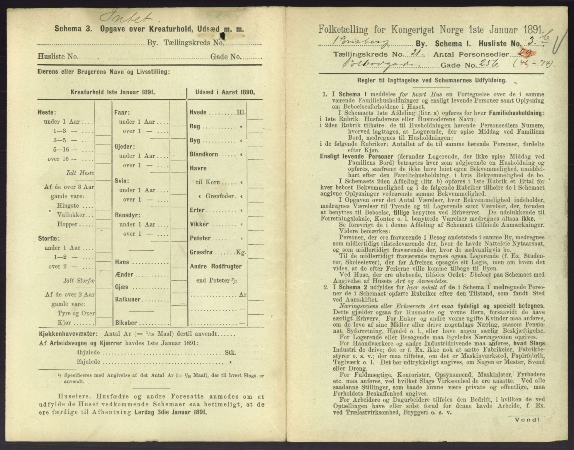 RA, 1891 census for 0705 Tønsberg, 1891, p. 710