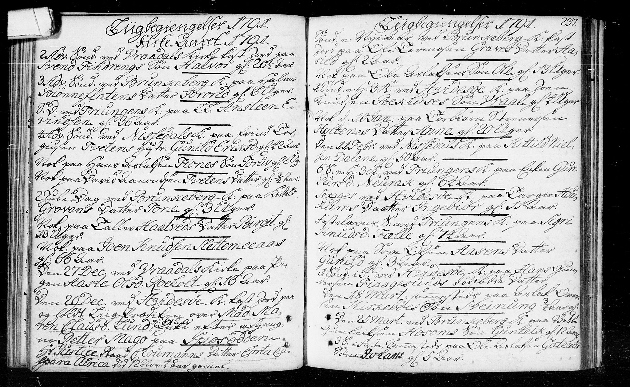 Kviteseid kirkebøker, SAKO/A-276/F/Fa/L0003: Parish register (official) no. I 3, 1787-1799, p. 237