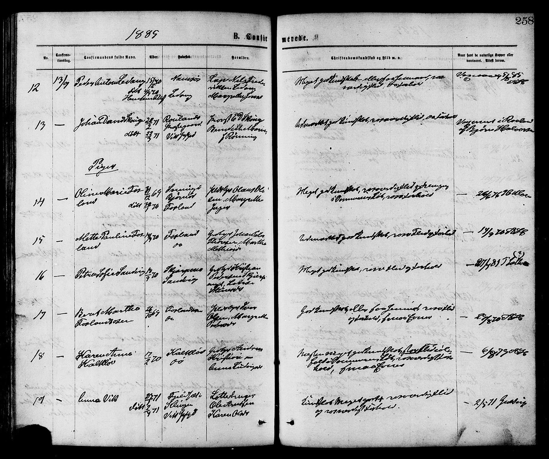 Ministerialprotokoller, klokkerbøker og fødselsregistre - Nord-Trøndelag, AV/SAT-A-1458/773/L0616: Parish register (official) no. 773A07, 1870-1887, p. 258