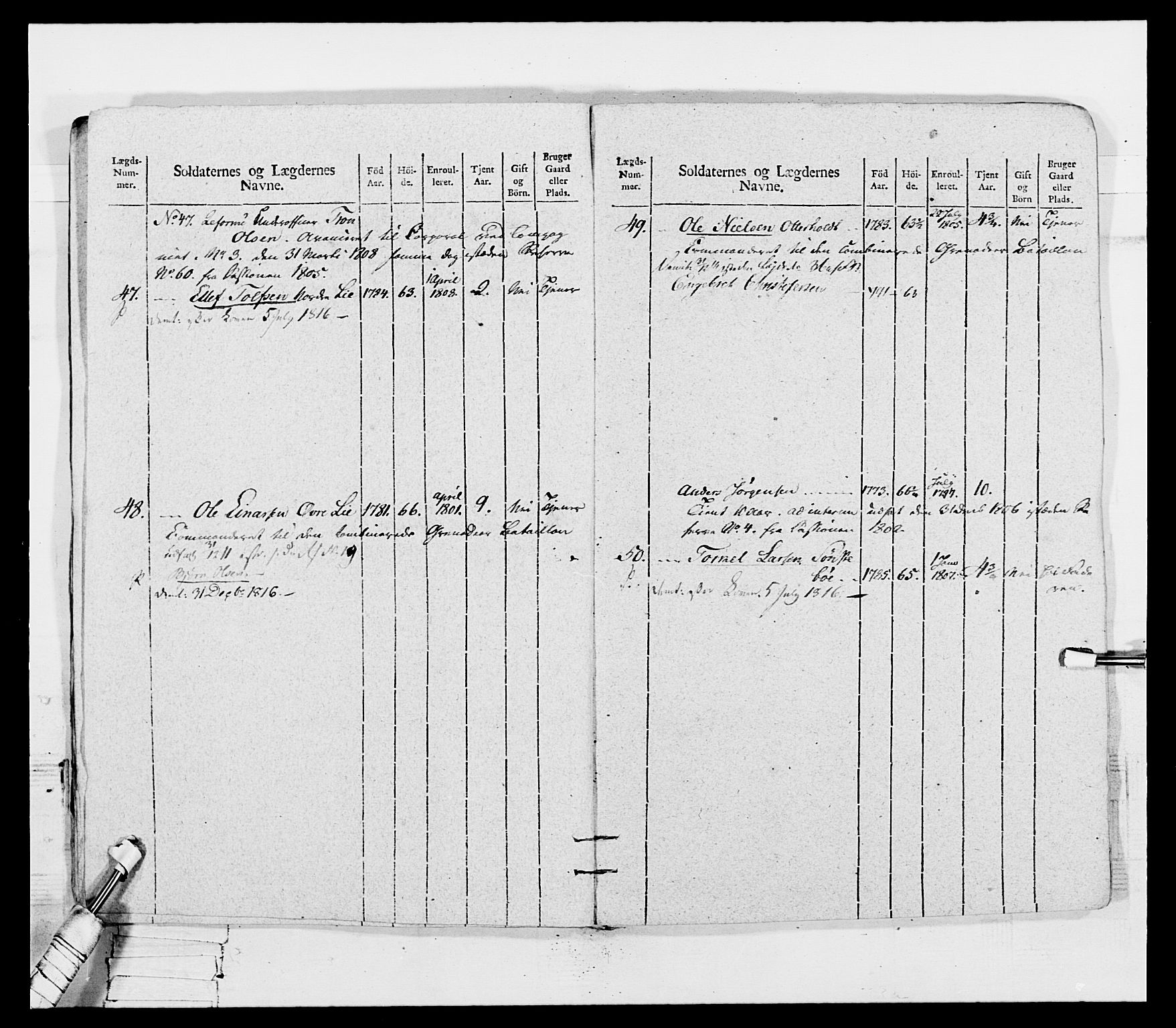 Generalitets- og kommissariatskollegiet, Det kongelige norske kommissariatskollegium, AV/RA-EA-5420/E/Eh/L0116: Telemarkske nasjonale infanteriregiment, 1810, p. 371