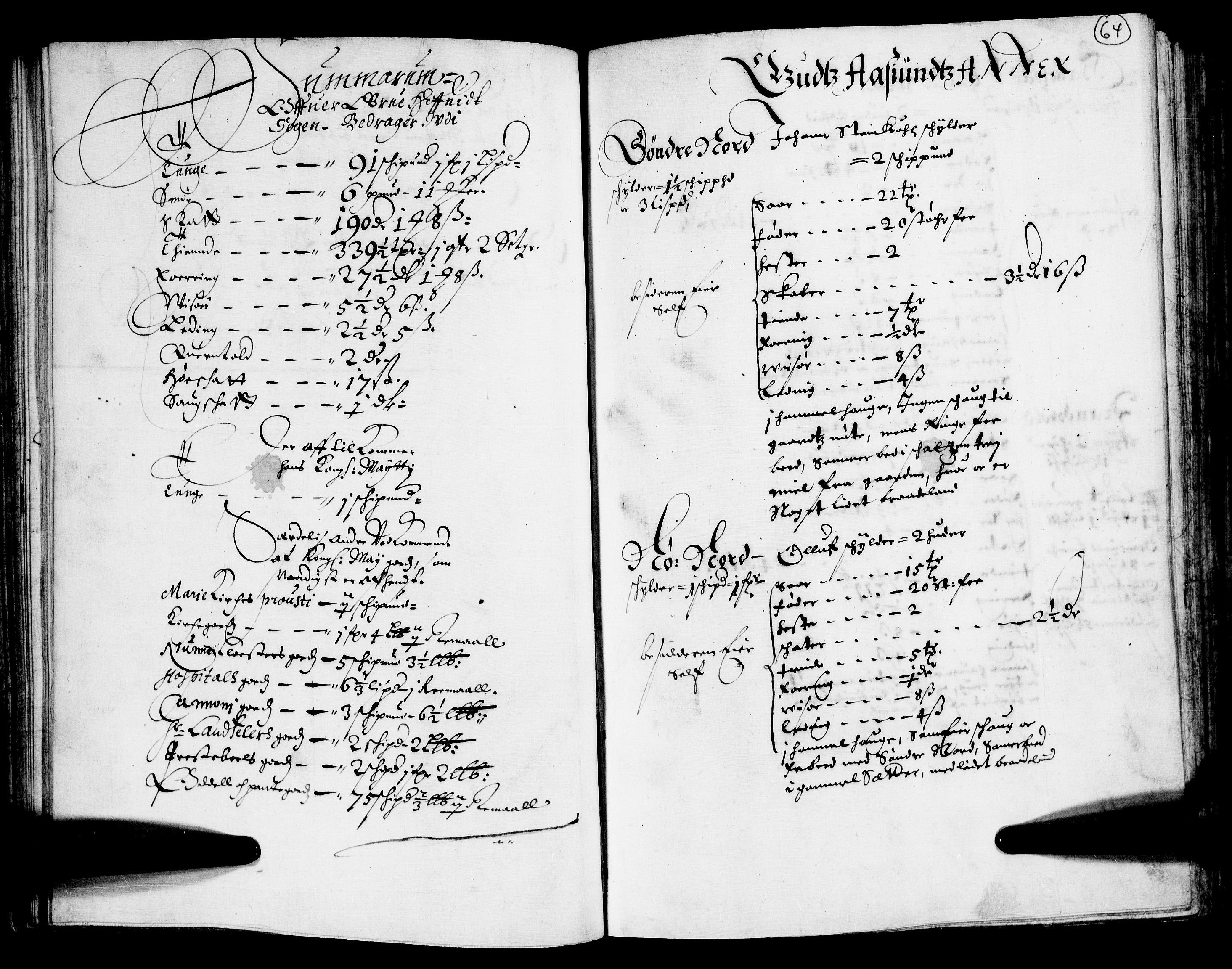 Rentekammeret inntil 1814, Realistisk ordnet avdeling, RA/EA-4070/N/Nb/Nba/L0011: Odal, Solør og Østerdalen fogderi, 1667, p. 63b-64a