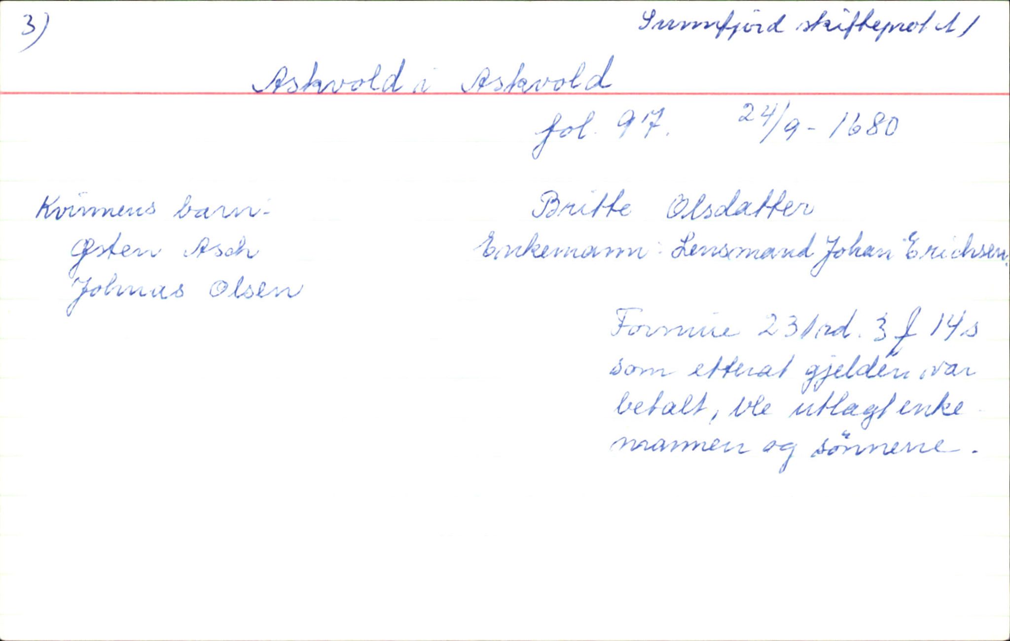 Skiftekort ved Statsarkivet i Bergen, SAB/SKIFTEKORT/003/L0001: Skifteprotokoll nr. 1, 1677-1687, p. 3