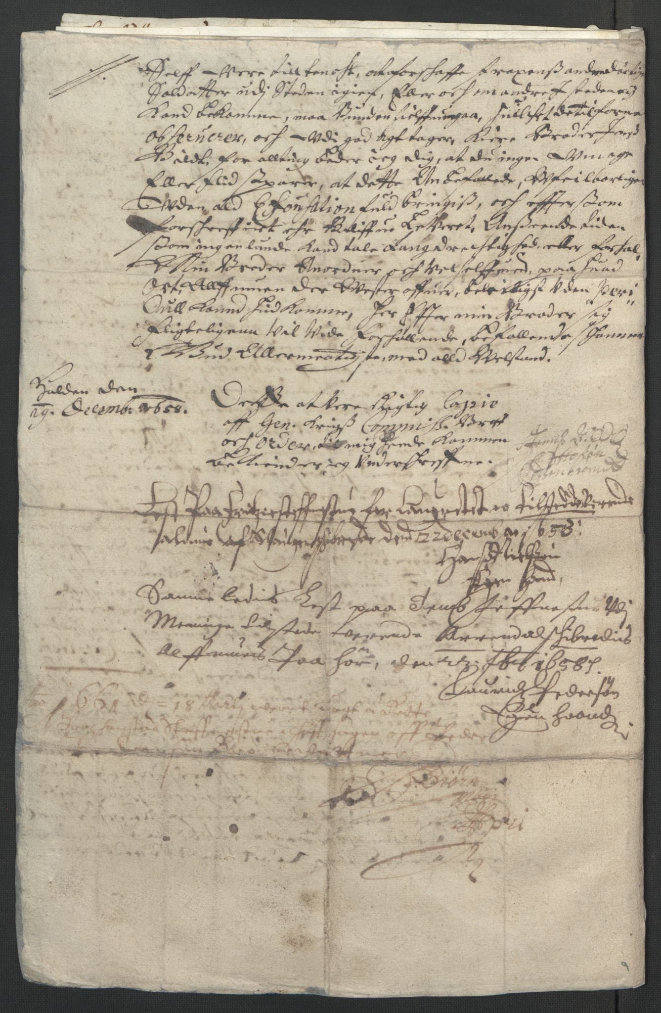 Rentekammeret inntil 1814, Reviderte regnskaper, Lensregnskaper, AV/RA-EA-5023/R/Rb/Rbo/L0035: Tønsberg len, 1658-1661