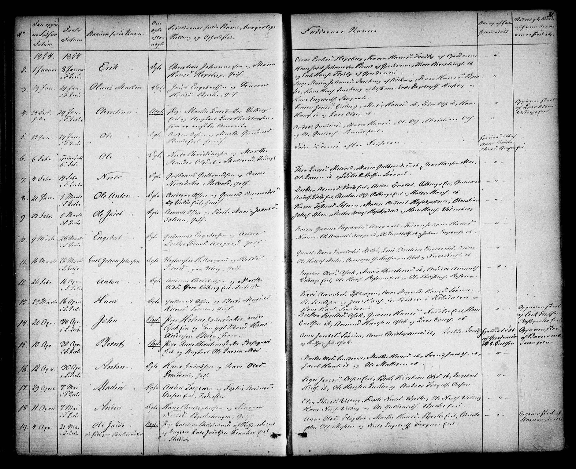 Sørum prestekontor Kirkebøker, AV/SAO-A-10303/F/Fa/L0005: Parish register (official) no. I 5, 1846-1863, p. 31