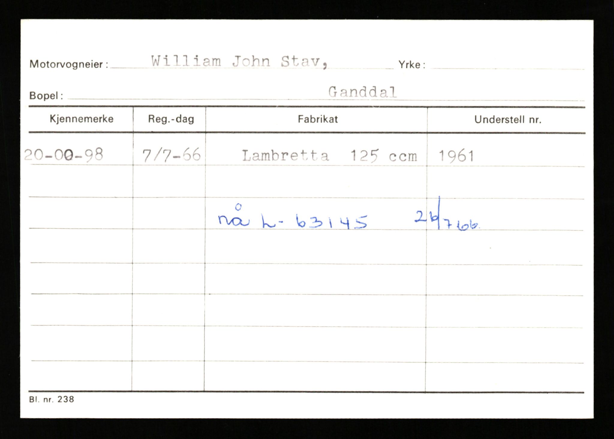 Stavanger trafikkstasjon, AV/SAST-A-101942/0/G/L0010: Registreringsnummer: 130000 - 239953, 1930-1971, p. 2281