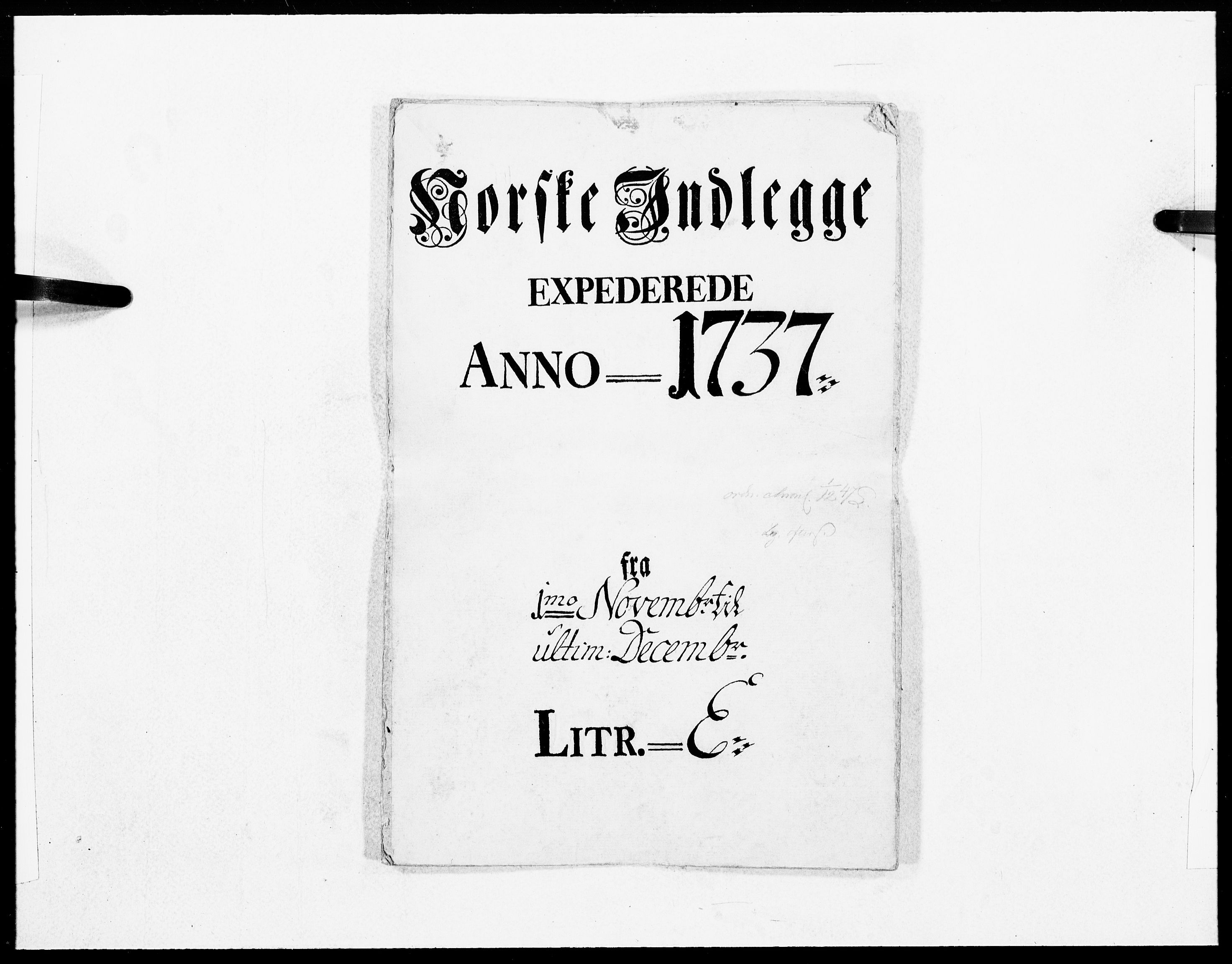 Danske Kanselli 1572-1799, RA/EA-3023/F/Fc/Fcc/Fcca/L0125: Norske innlegg 1572-1799, 1737, p. 452