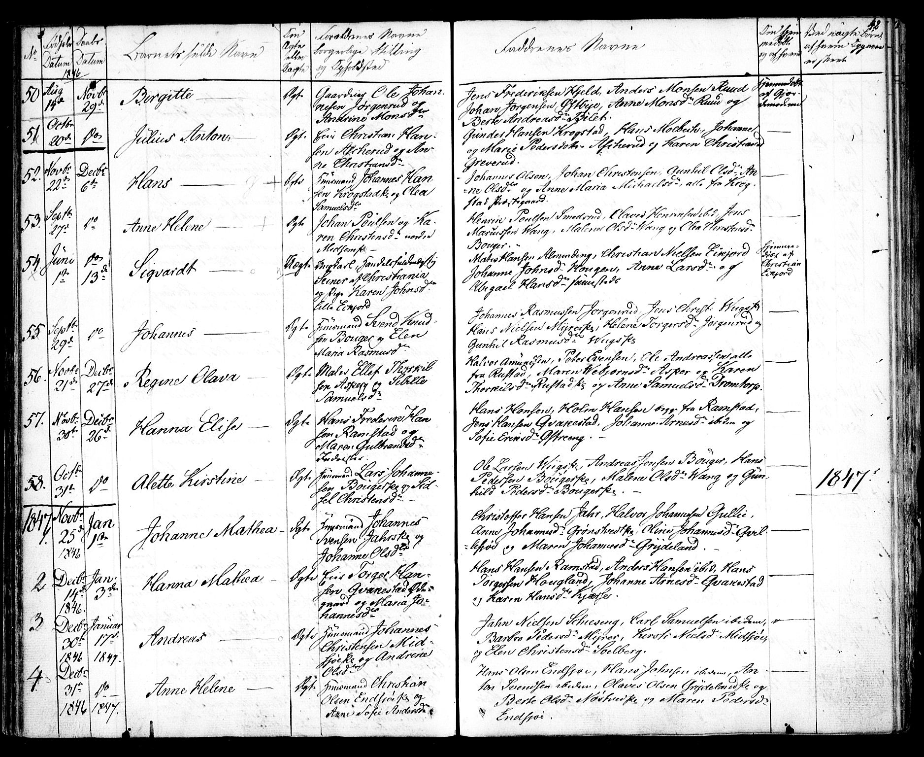 Kråkstad prestekontor Kirkebøker, SAO/A-10125a/F/Fa/L0005: Parish register (official) no. I 5, 1837-1847, p. 42