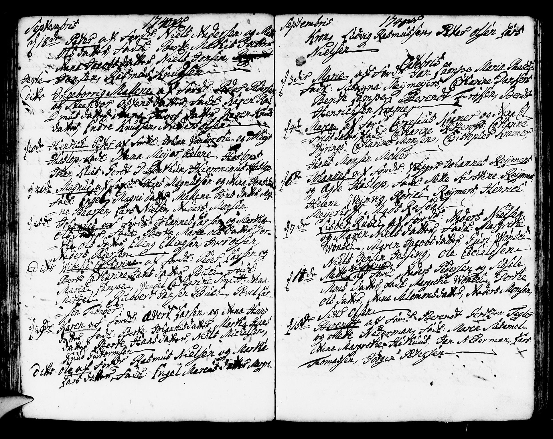 Korskirken sokneprestembete, AV/SAB-A-76101/H/Haa/L0004: Parish register (official) no. A 4, 1720-1750, p. 217