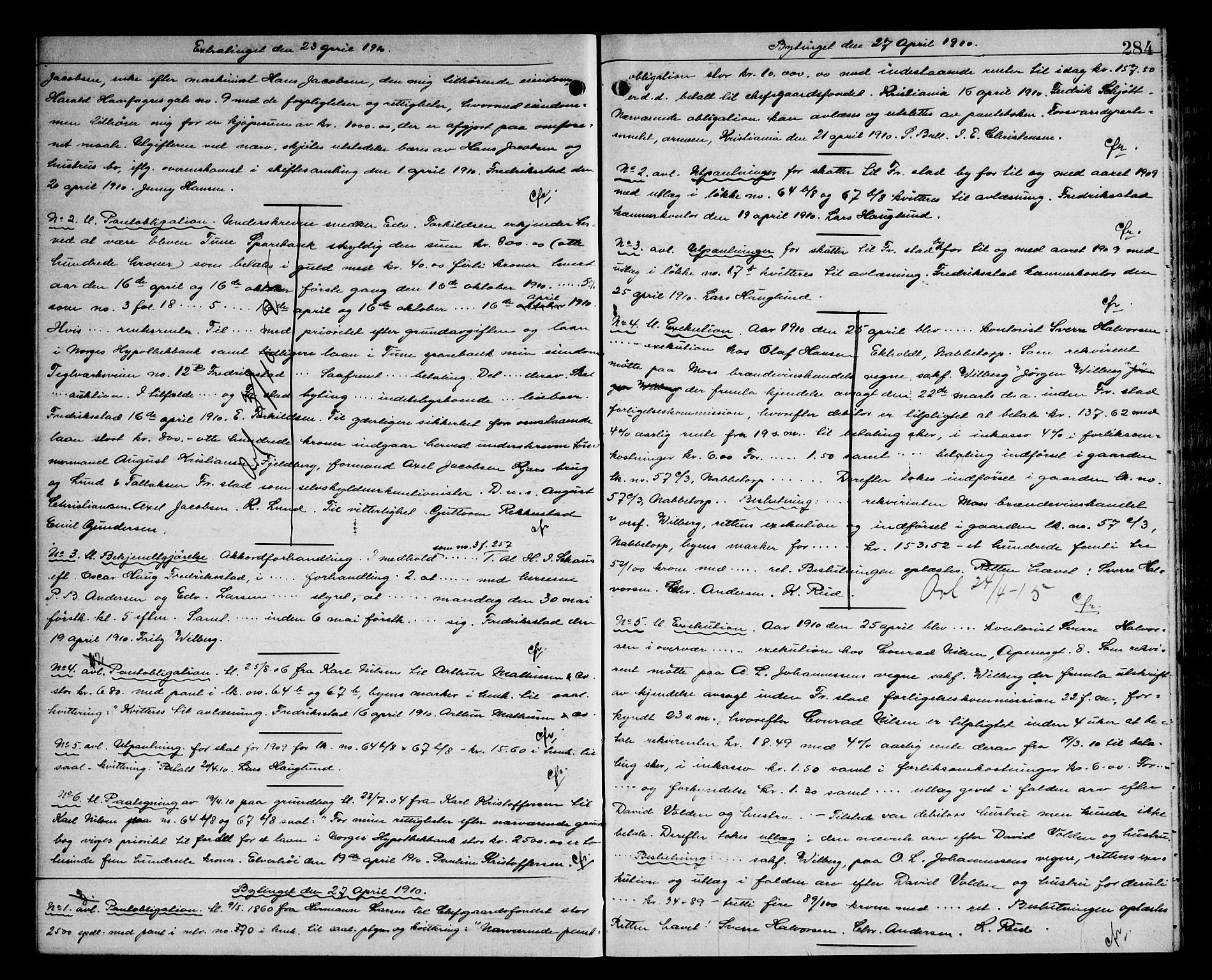 Fredrikstad byfogd, AV/SAO-A-10473a/G/Ga/Gab/L0013: Mortgage book no. II 13, 1908-1912, Deed date: 27.04.1910