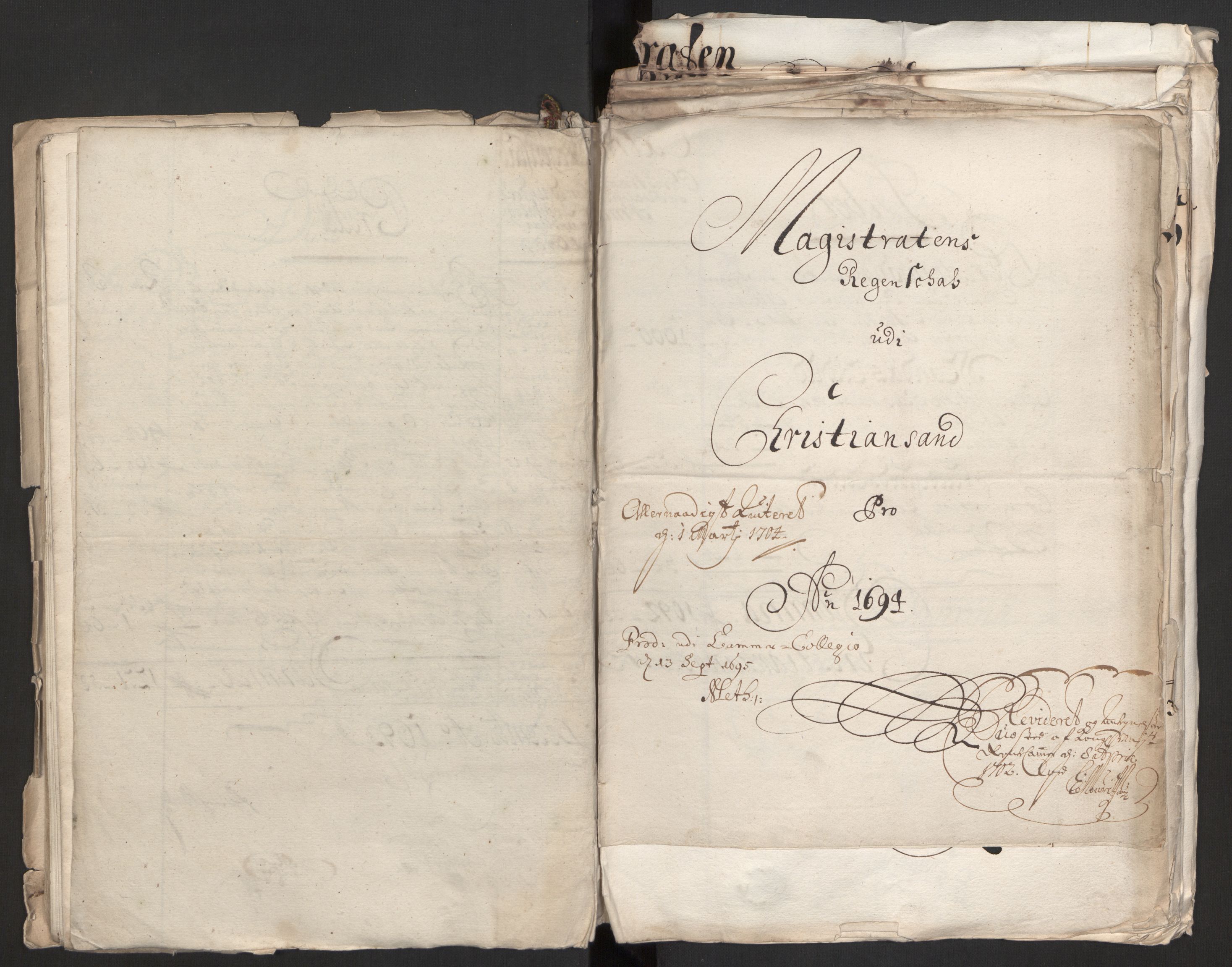 Rentekammeret inntil 1814, Reviderte regnskaper, Byregnskaper, AV/RA-EA-4066/R/Rm/L0258: [M1] Kontribusjonsregnskap, 1664-1700, p. 59