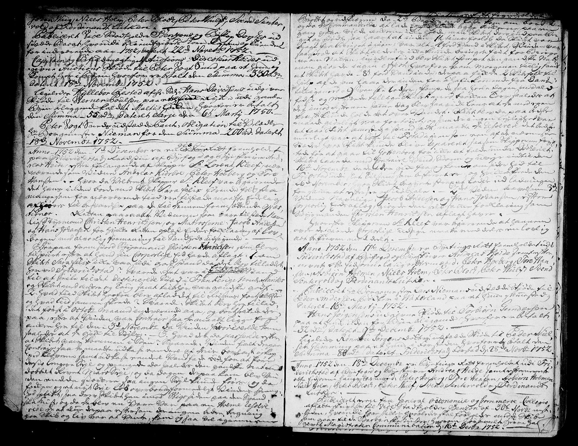 Fredrikstad byfogd, AV/SAO-A-10473a/F/Fb/L0014: Tingbok, 1752-1765, p. 1b-2a