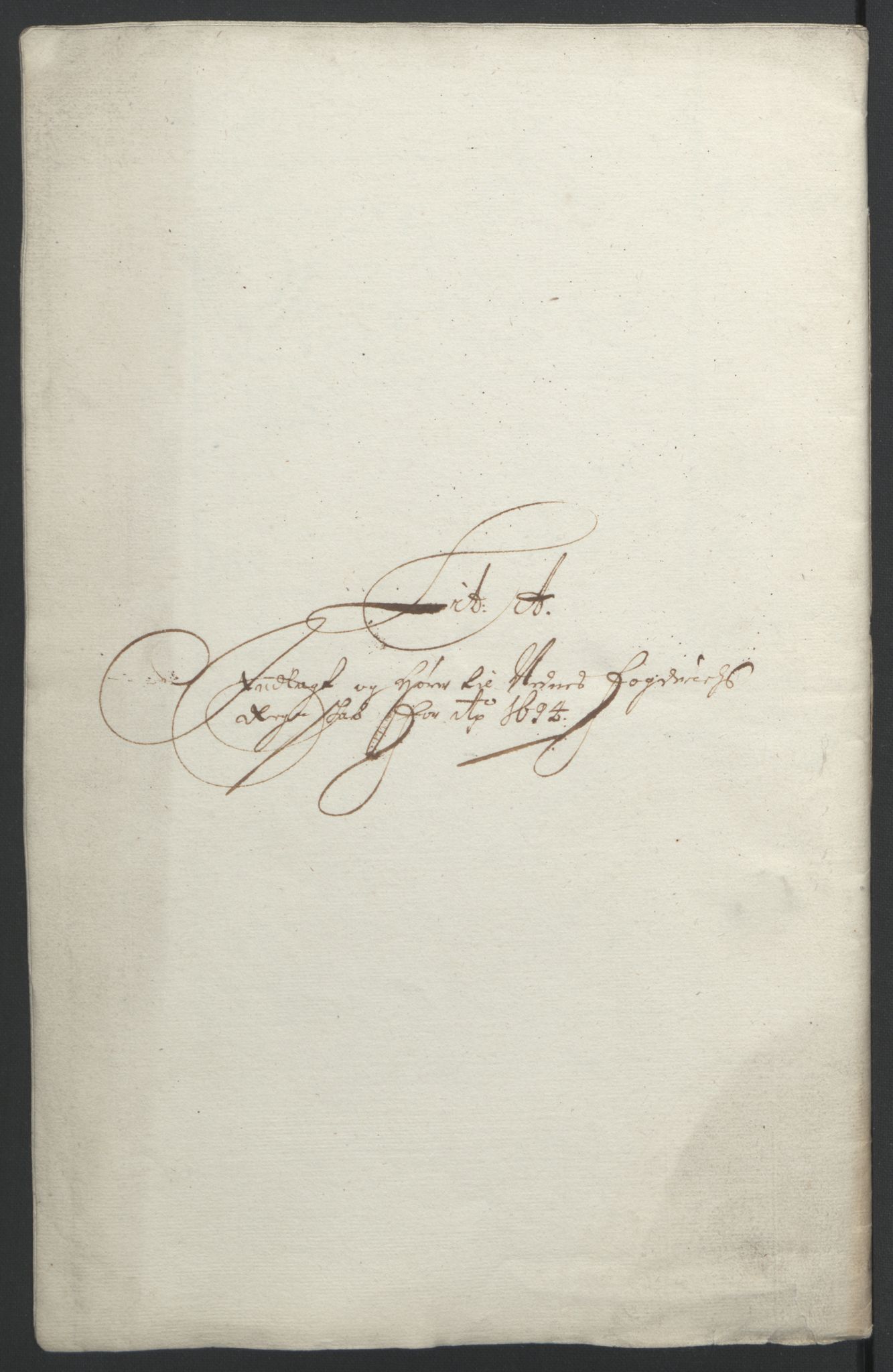 Rentekammeret inntil 1814, Reviderte regnskaper, Fogderegnskap, RA/EA-4092/R39/L2312: Fogderegnskap Nedenes, 1693-1695, p. 129
