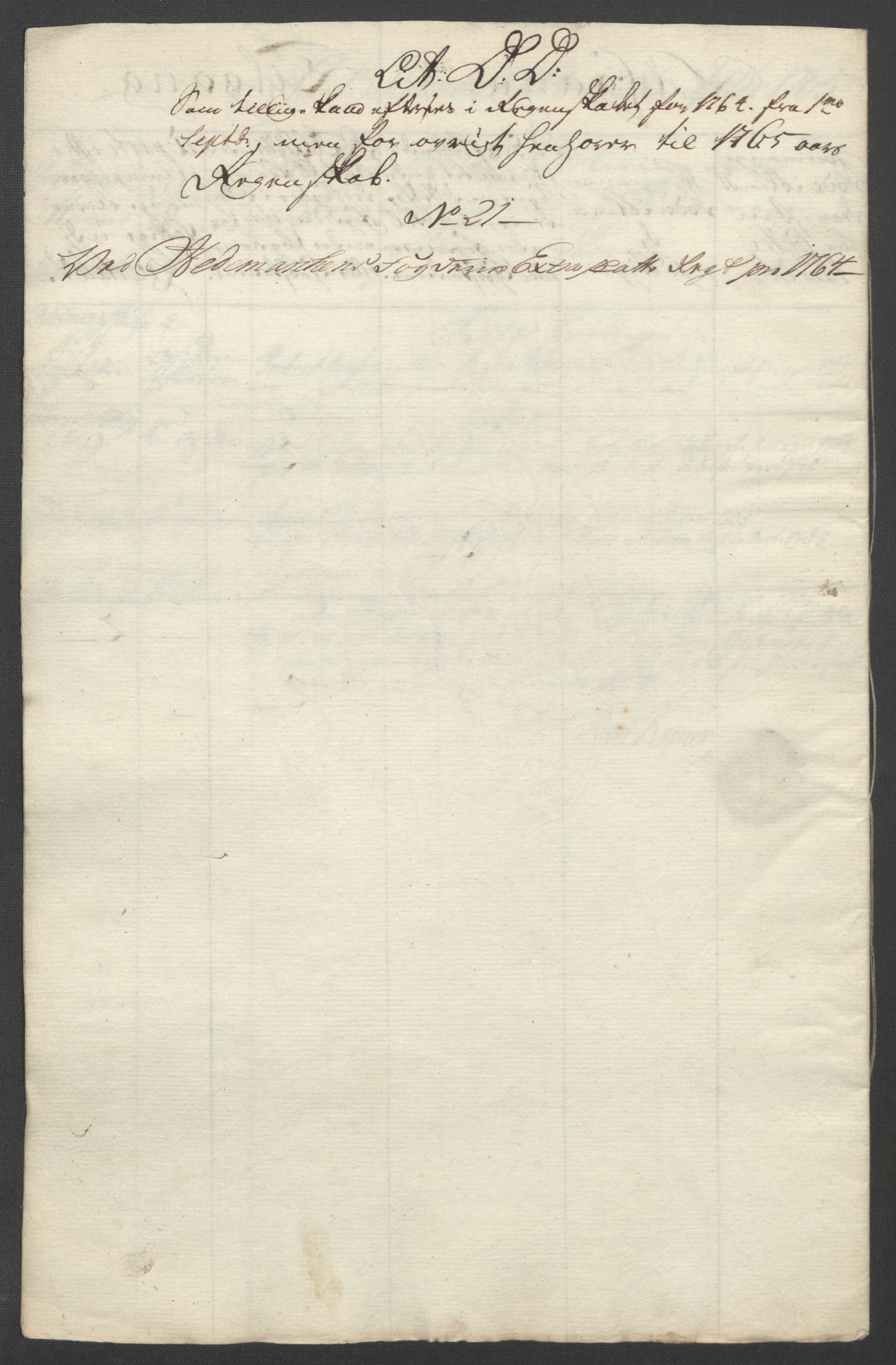 Rentekammeret inntil 1814, Reviderte regnskaper, Fogderegnskap, AV/RA-EA-4092/R16/L1148: Ekstraskatten Hedmark, 1764, p. 308