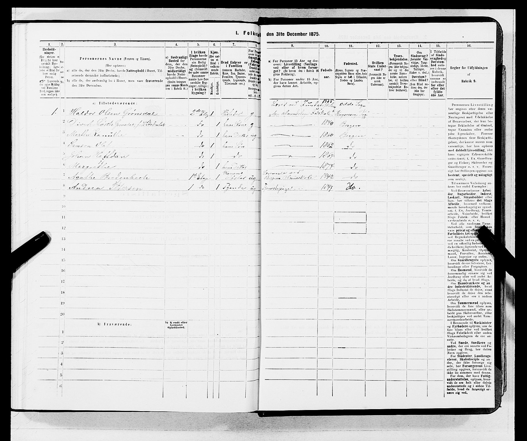 SAB, 1875 census for 1301 Bergen, 1875, p. 4471