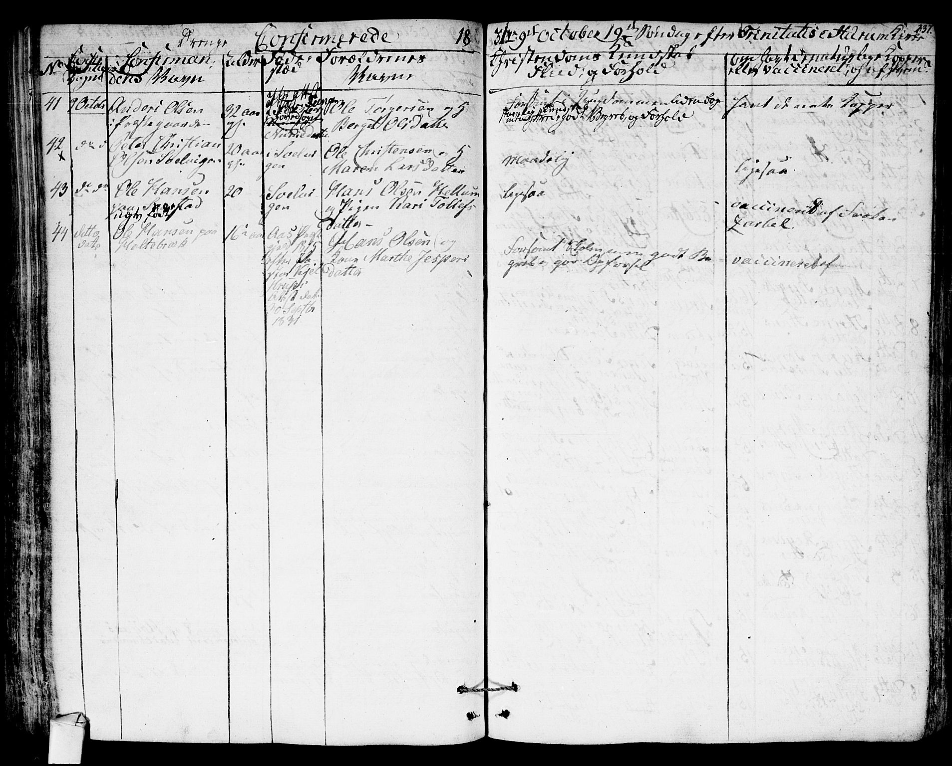 Hurum kirkebøker, AV/SAKO-A-229/F/Fa/L0010: Parish register (official) no. 10, 1827-1846, p. 237