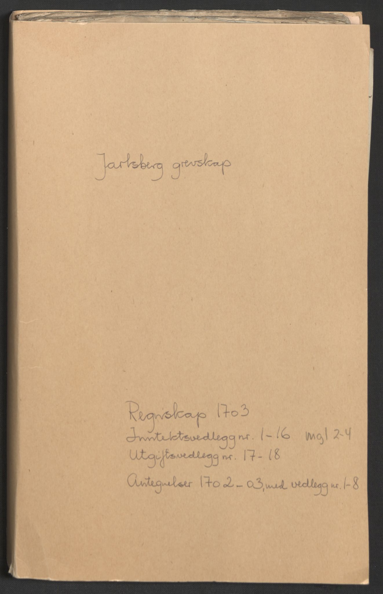 Rentekammeret inntil 1814, Reviderte regnskaper, Fogderegnskap, RA/EA-4092/R32/L1871: Fogderegnskap Jarlsberg grevskap, 1703-1705, p. 2